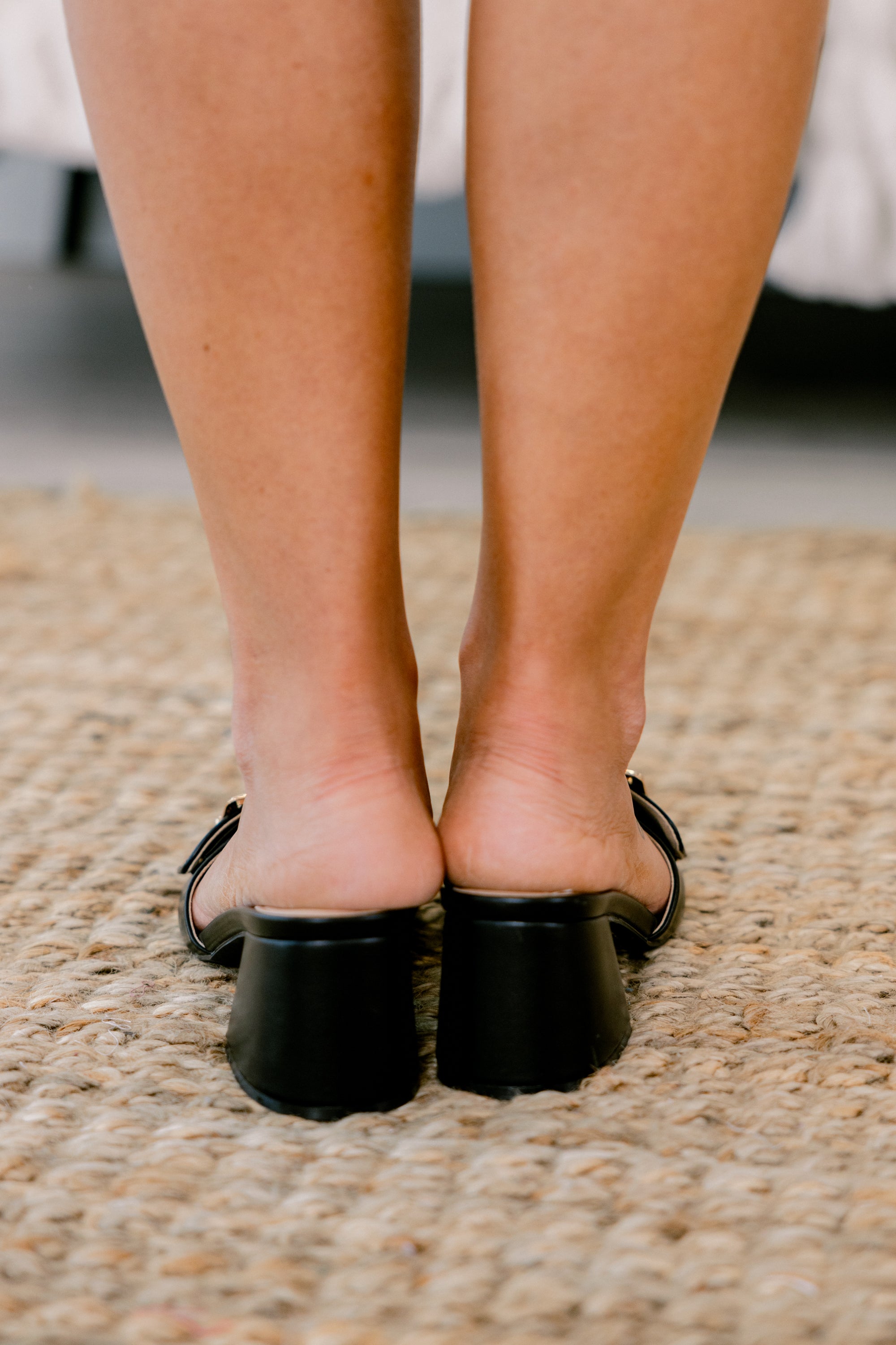 Said In Stride Heels, Black