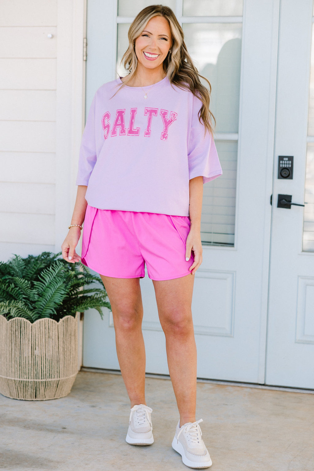 Salt Life Boyfriend Tee, Lilac