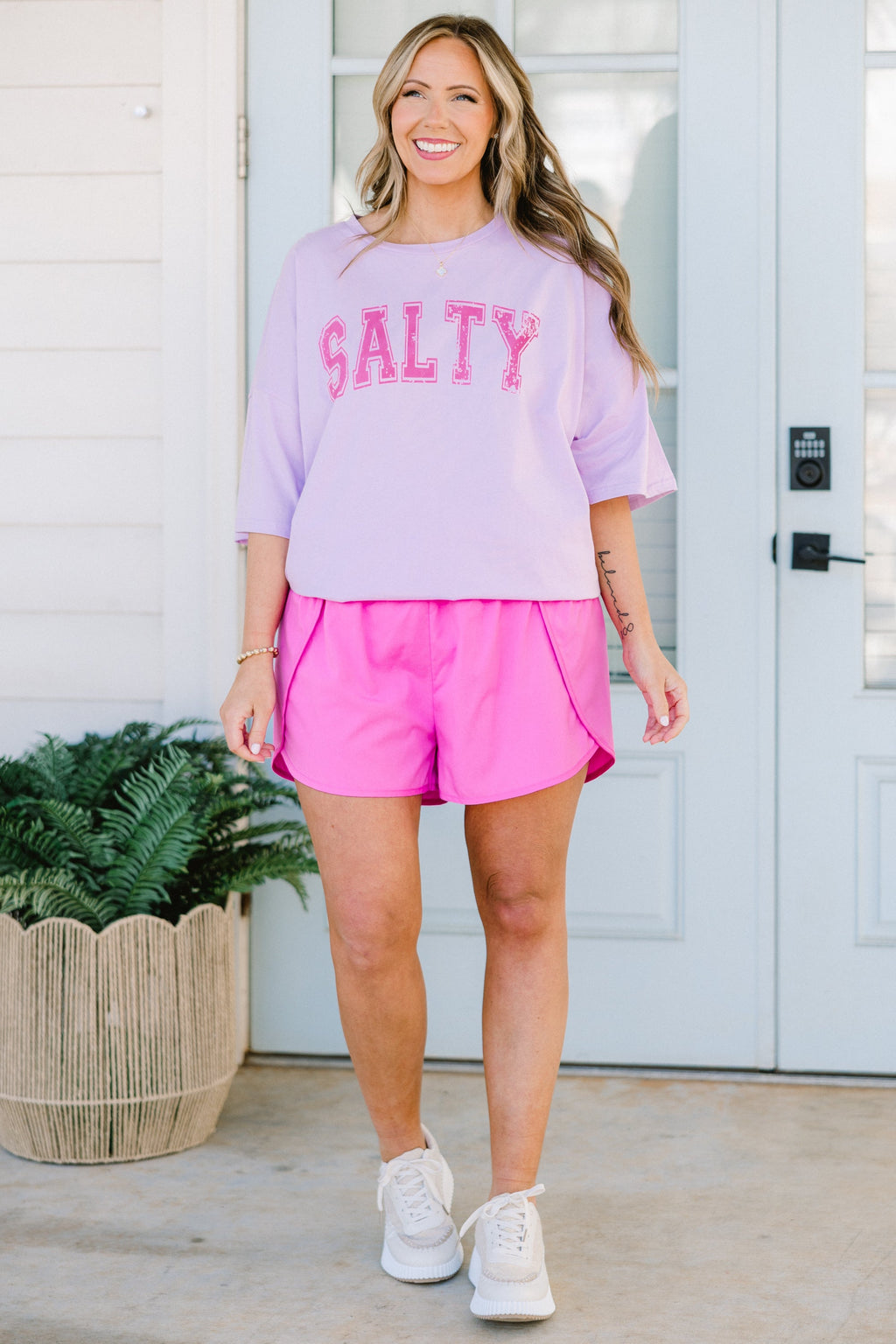 Salt Life Boyfriend Tee, Lilac