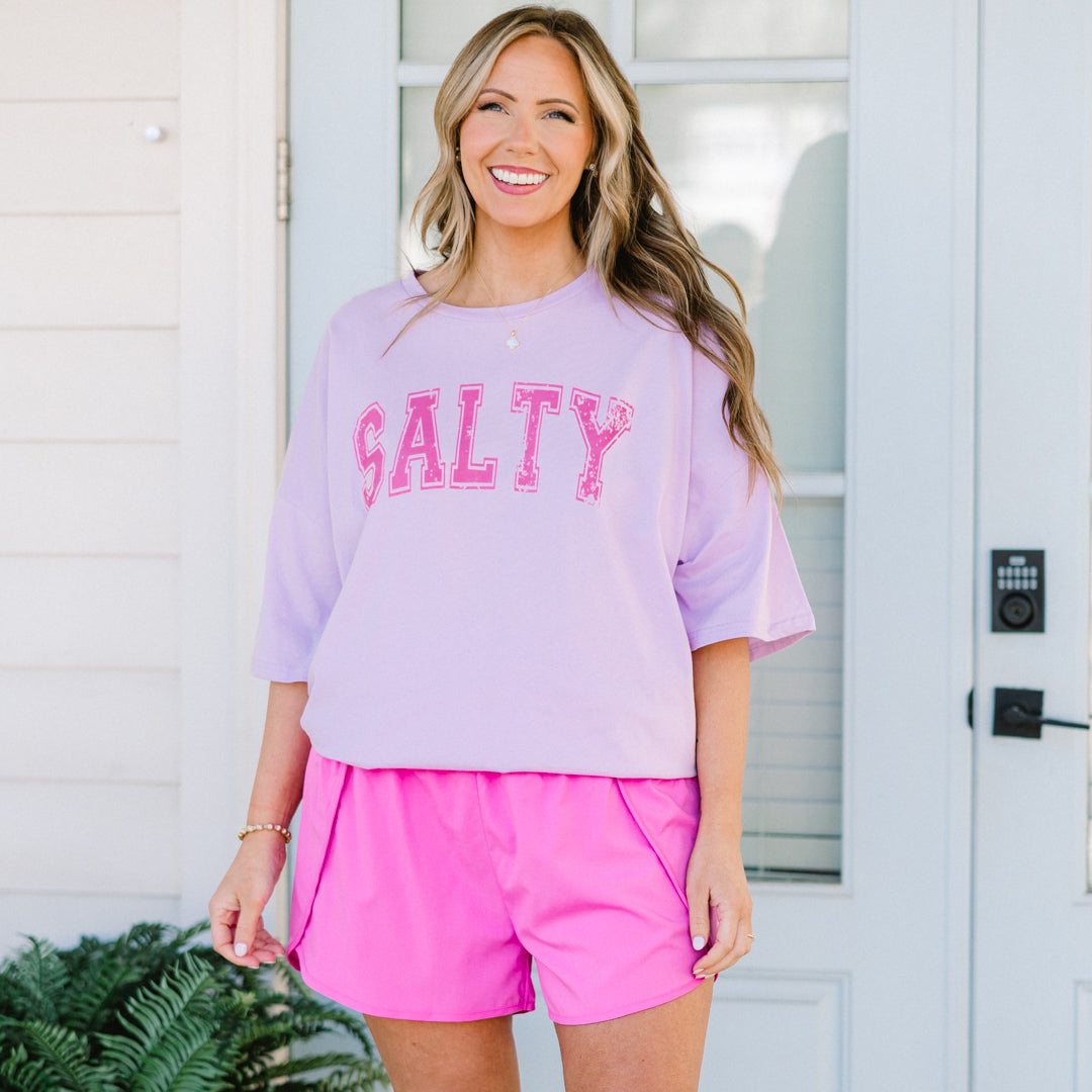 Salt Life Boyfriend Tee, Lilac
