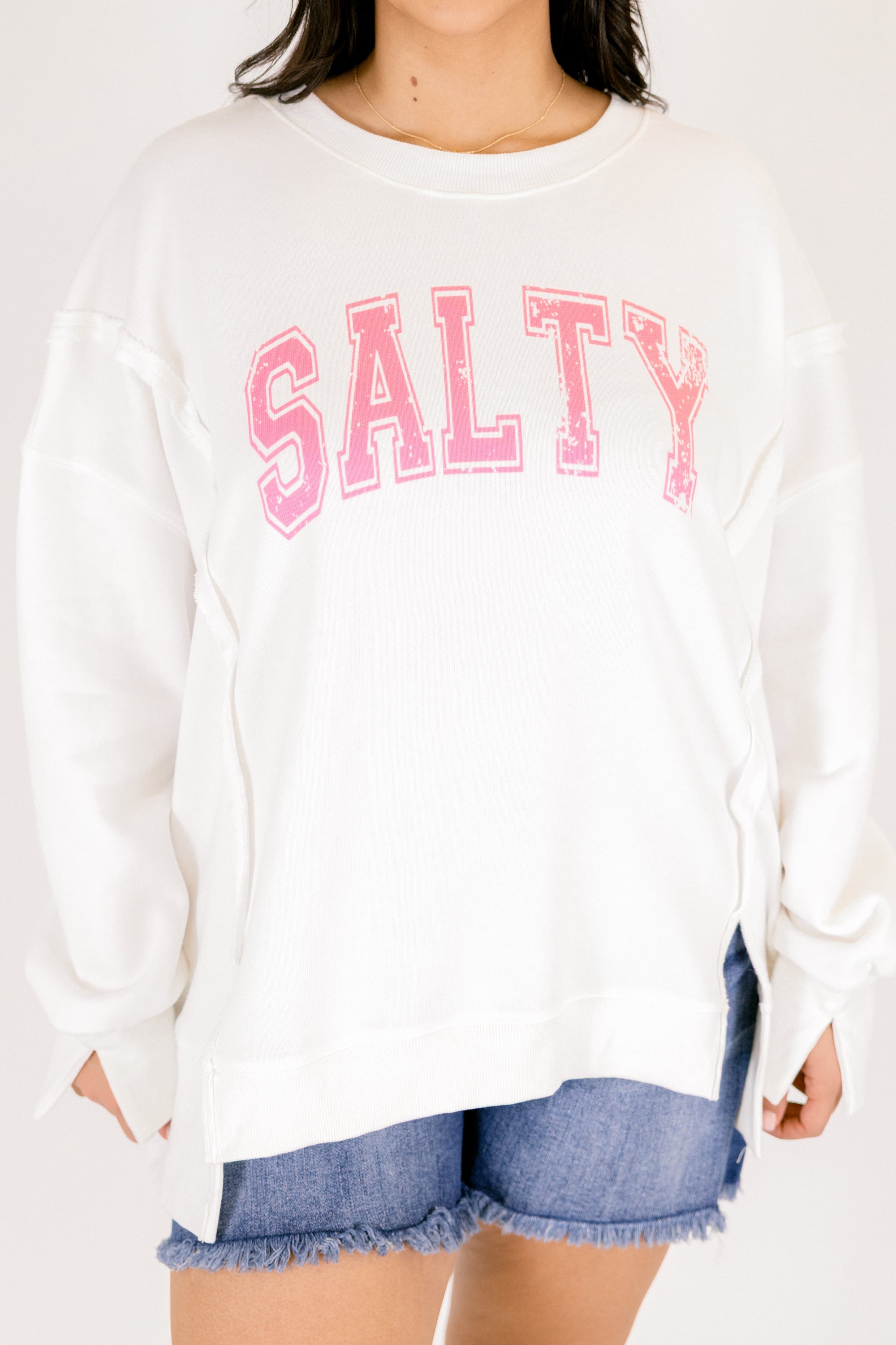 Salt Life Comfy Crew, Ivory