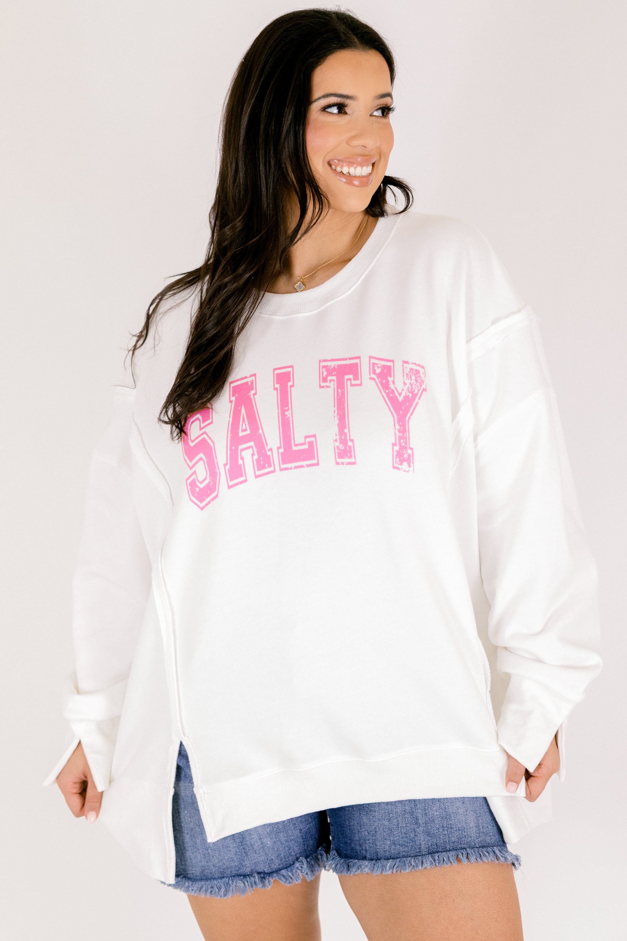Salt Life Comfy Crew, Ivory