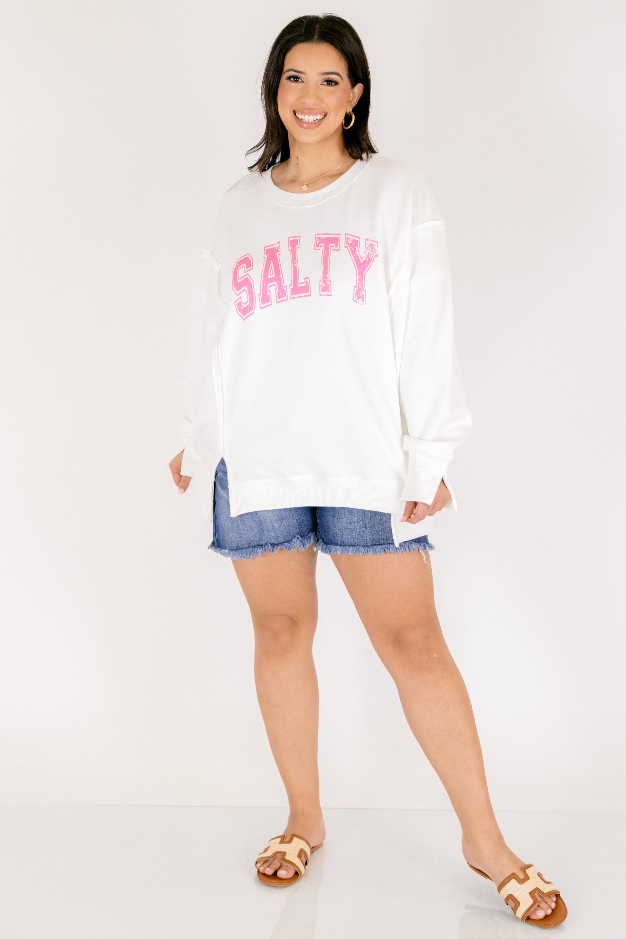 Salt Life Comfy Crew, Ivory