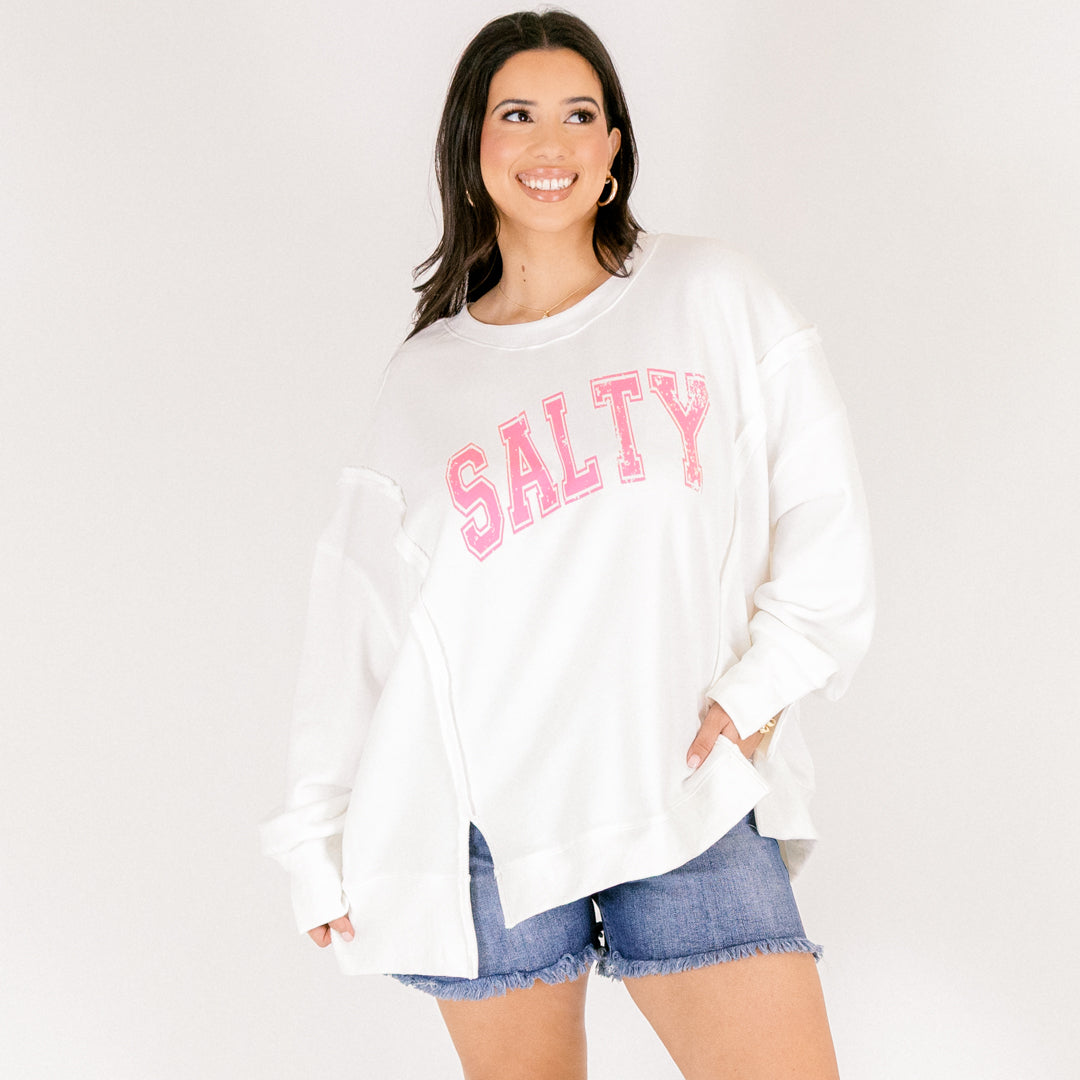 Salt Life Comfy Crew, Ivory