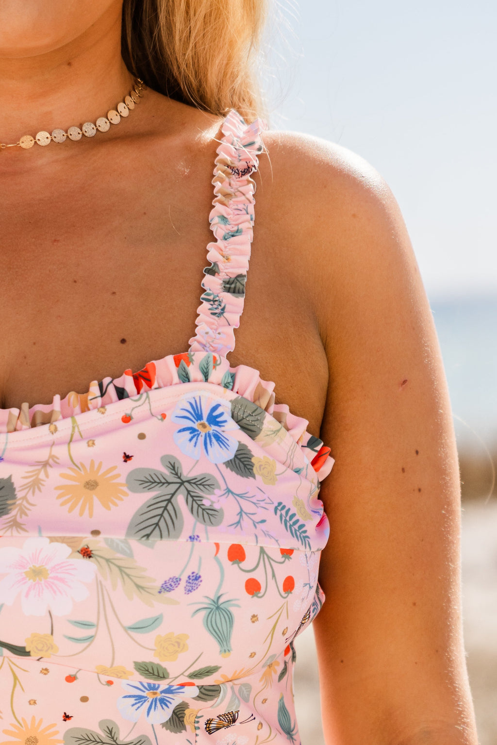Salty Breeze Swimsuit, Pink