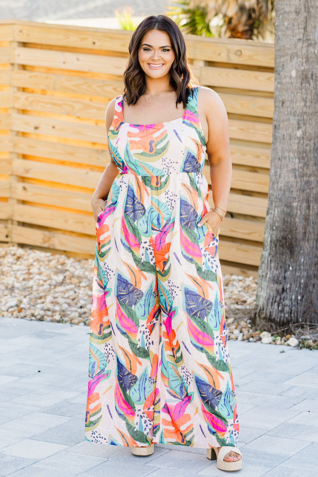Samba Sunset Jumpsuit, Fuchsia
