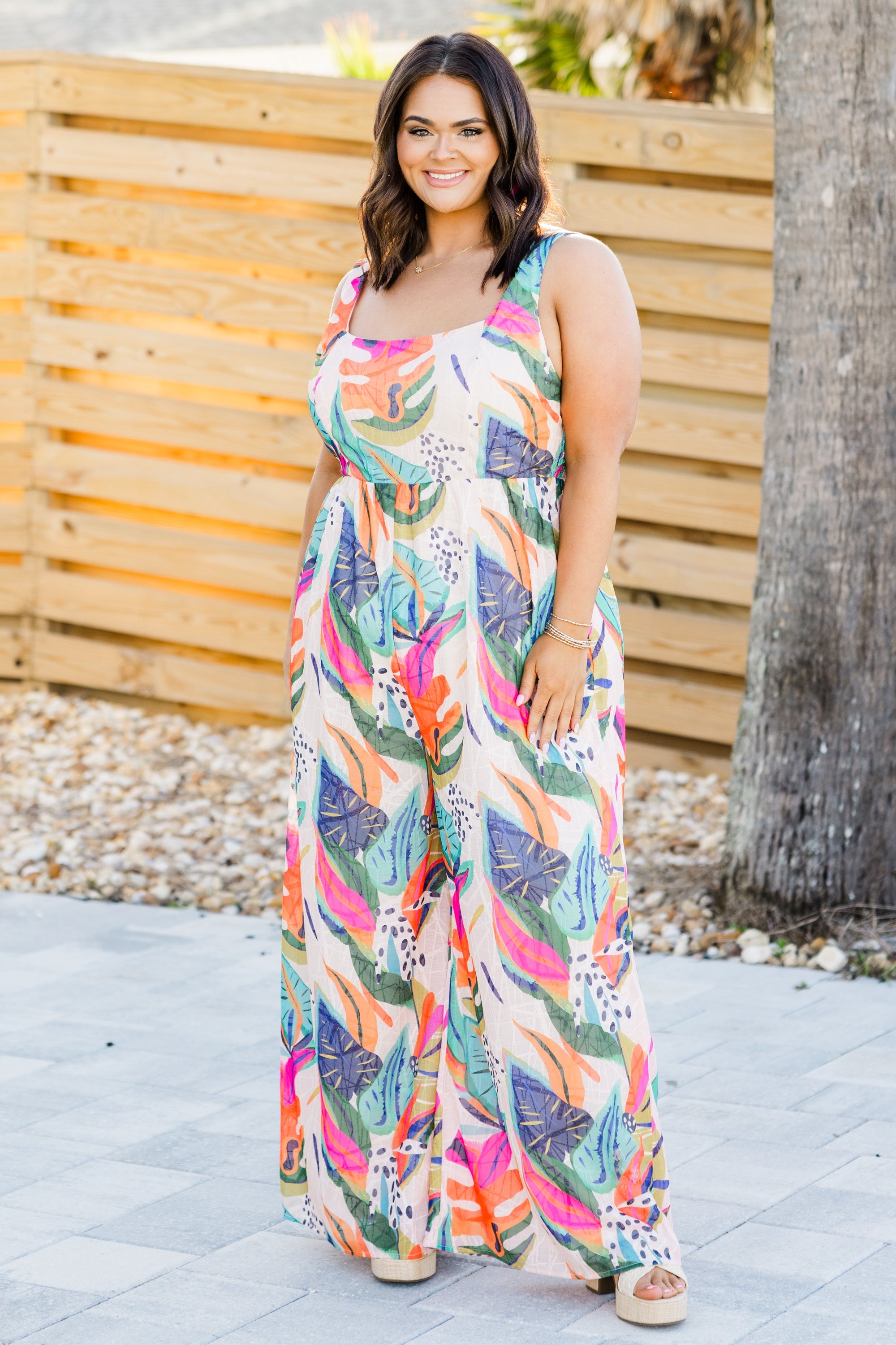 Samba Sunset Jumpsuit, Fuchsia