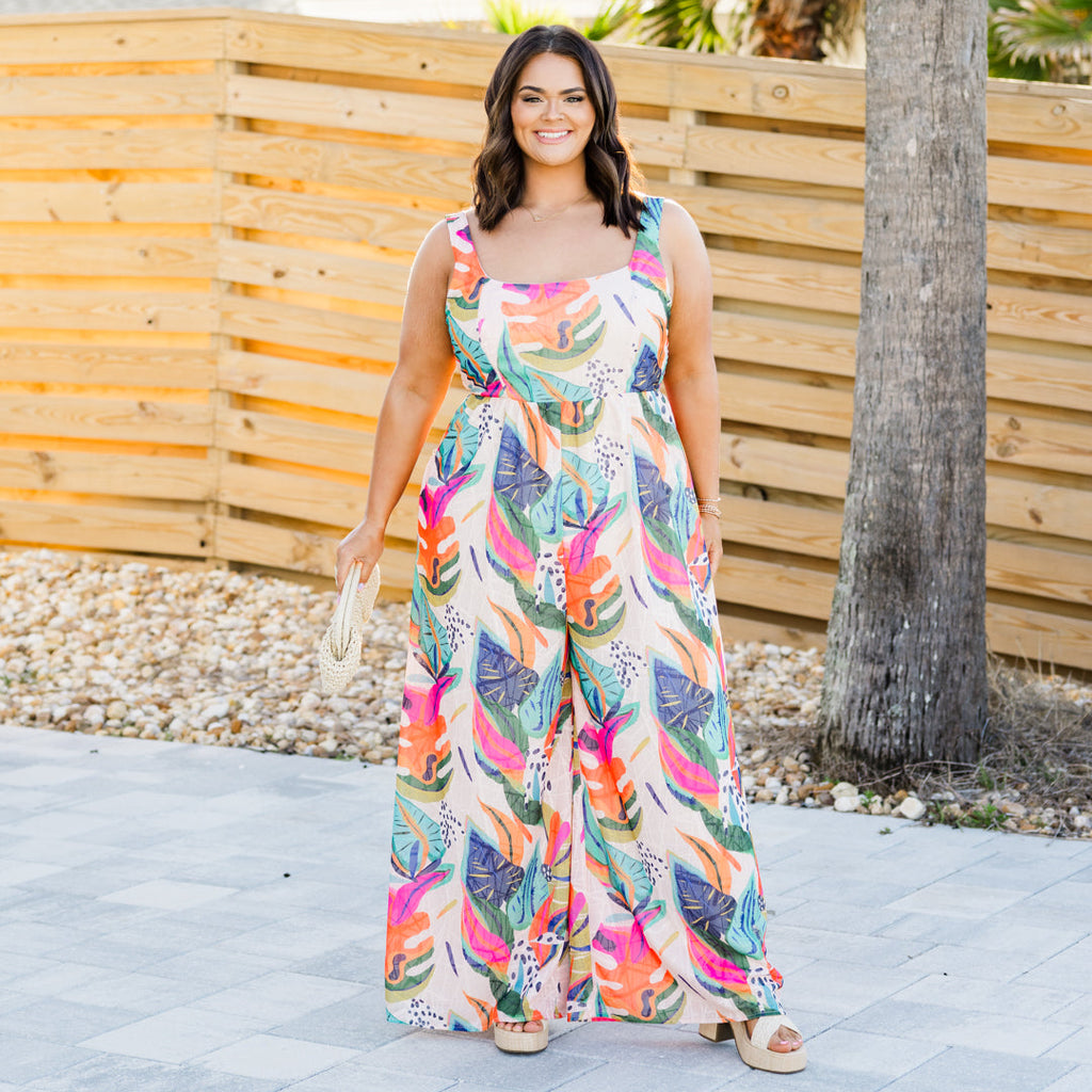 Samba Sunset Jumpsuit, Fuchsia