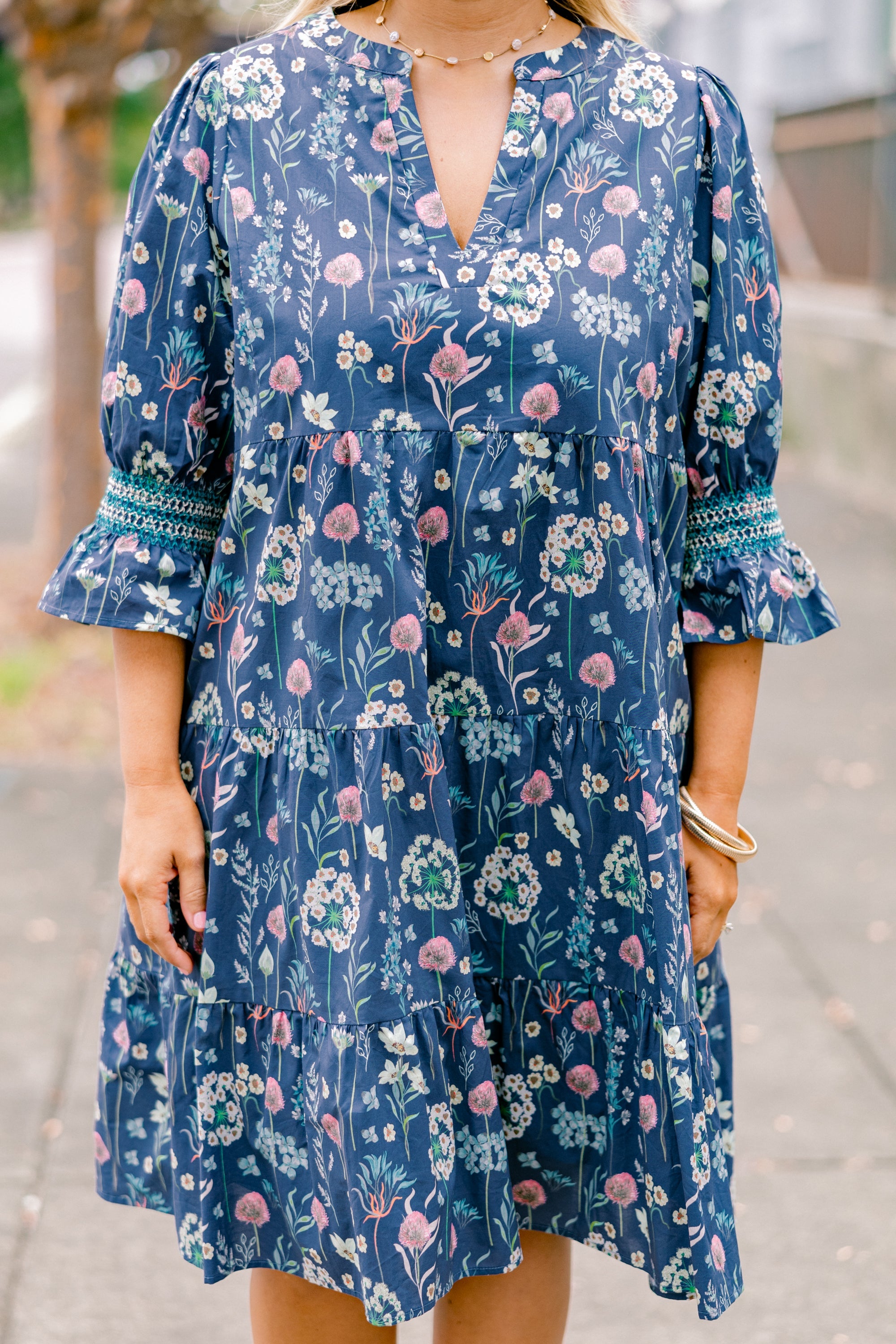 Sands Of Life Dress, Blue Floral