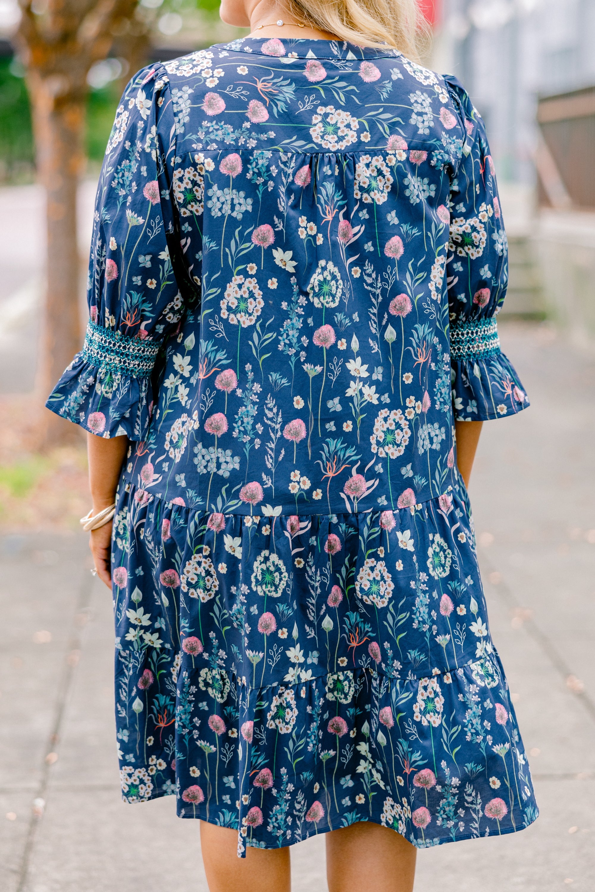 Sands Of Life Dress, Blue Floral