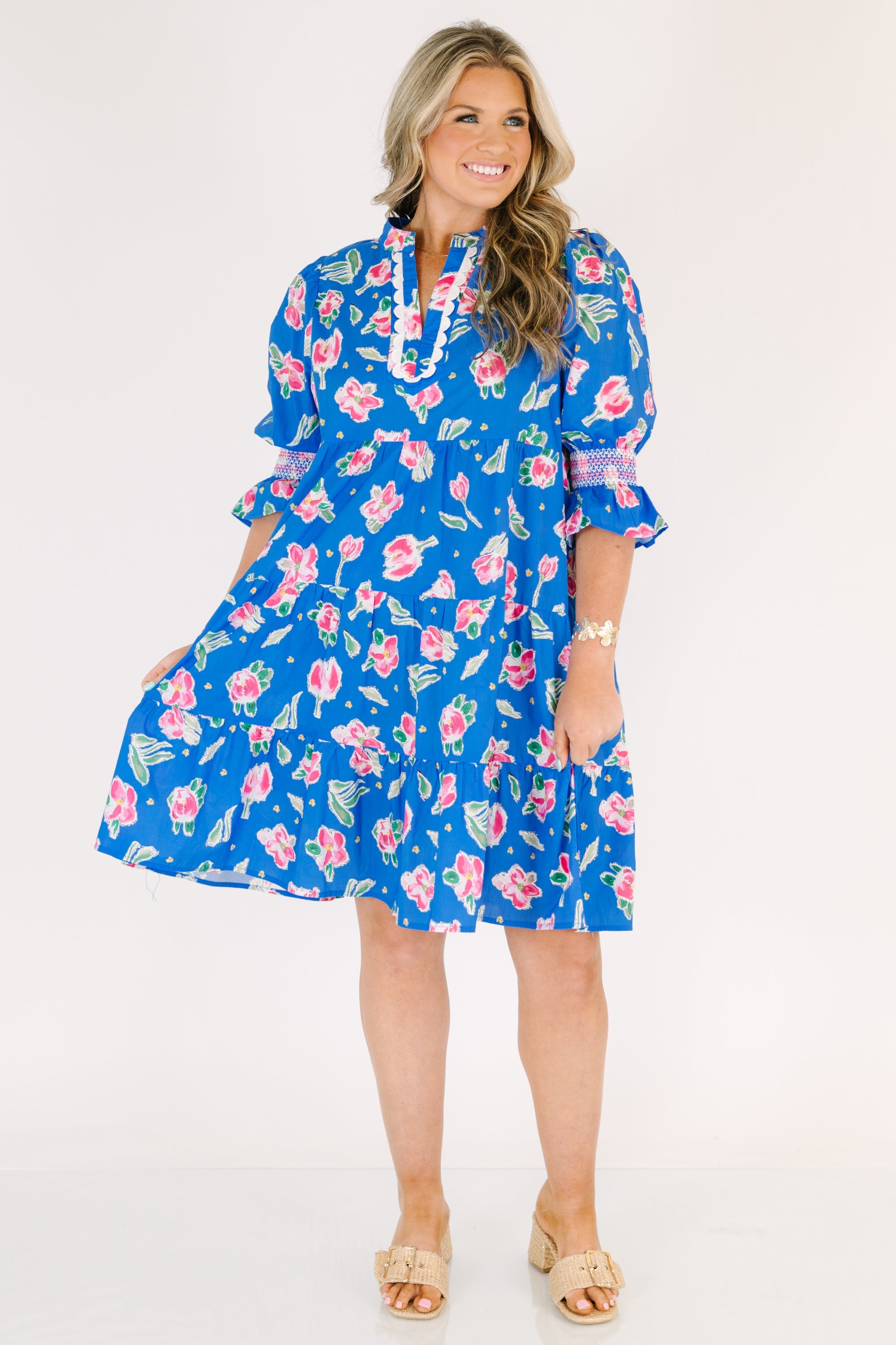 Sands Of Life Dress, Cobalt