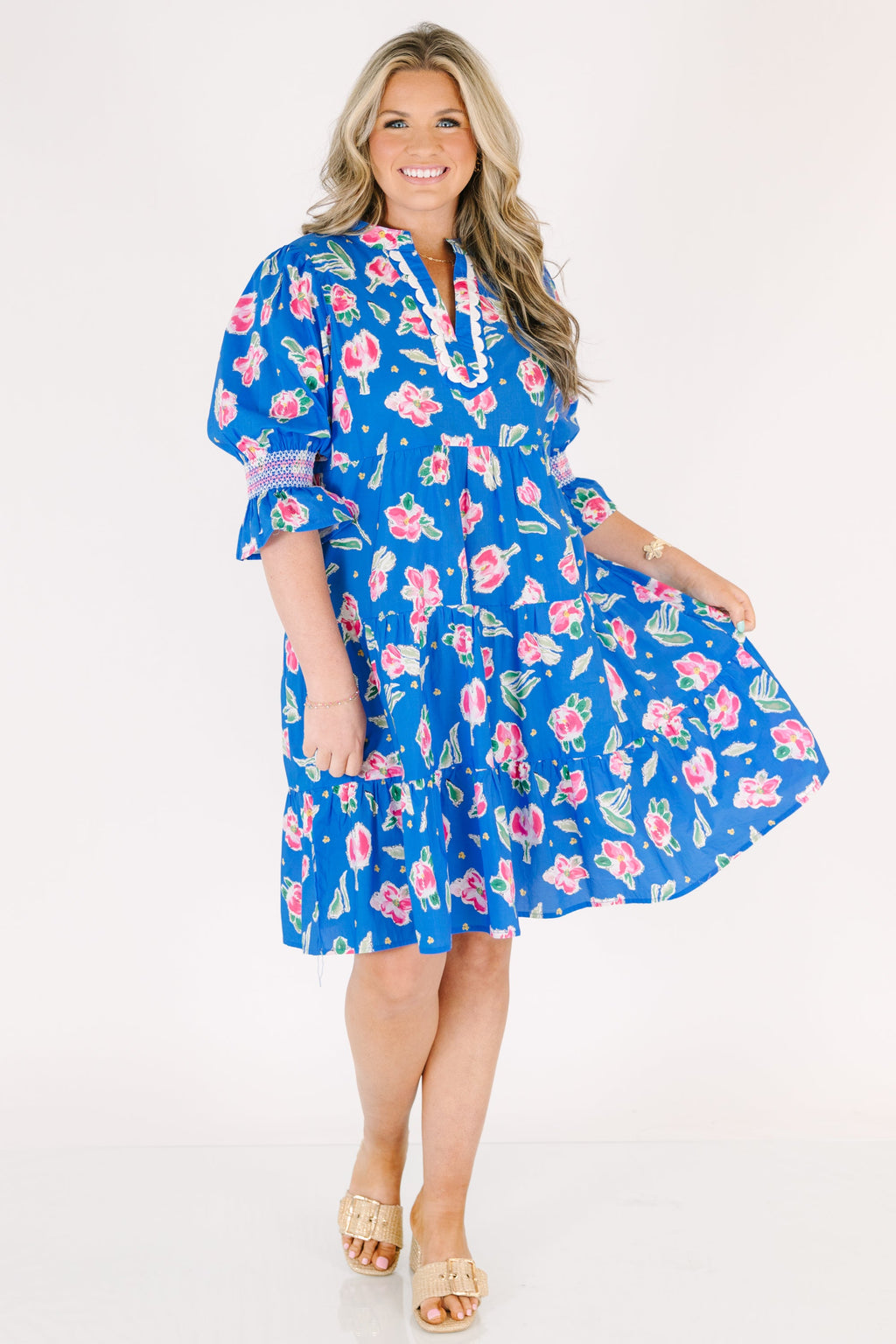 Sands Of Life Dress, Cobalt