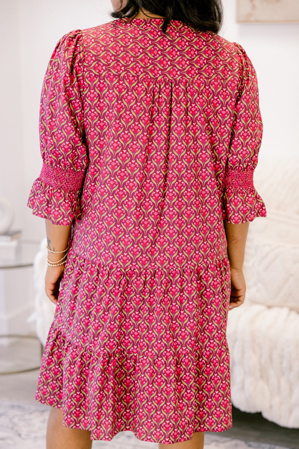 Sands Of Life Dress, Merlot