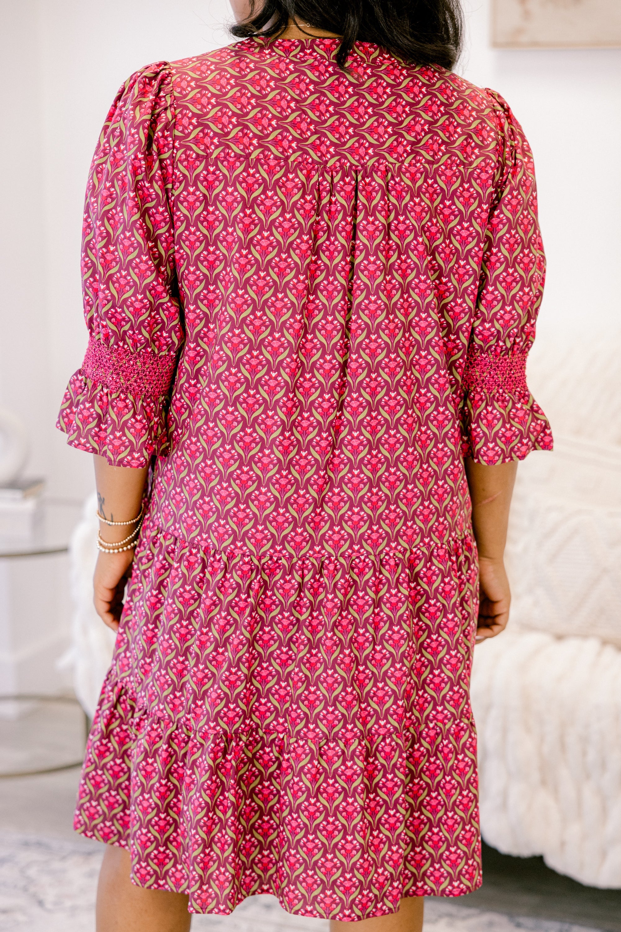 Sands Of Life Dress, Merlot