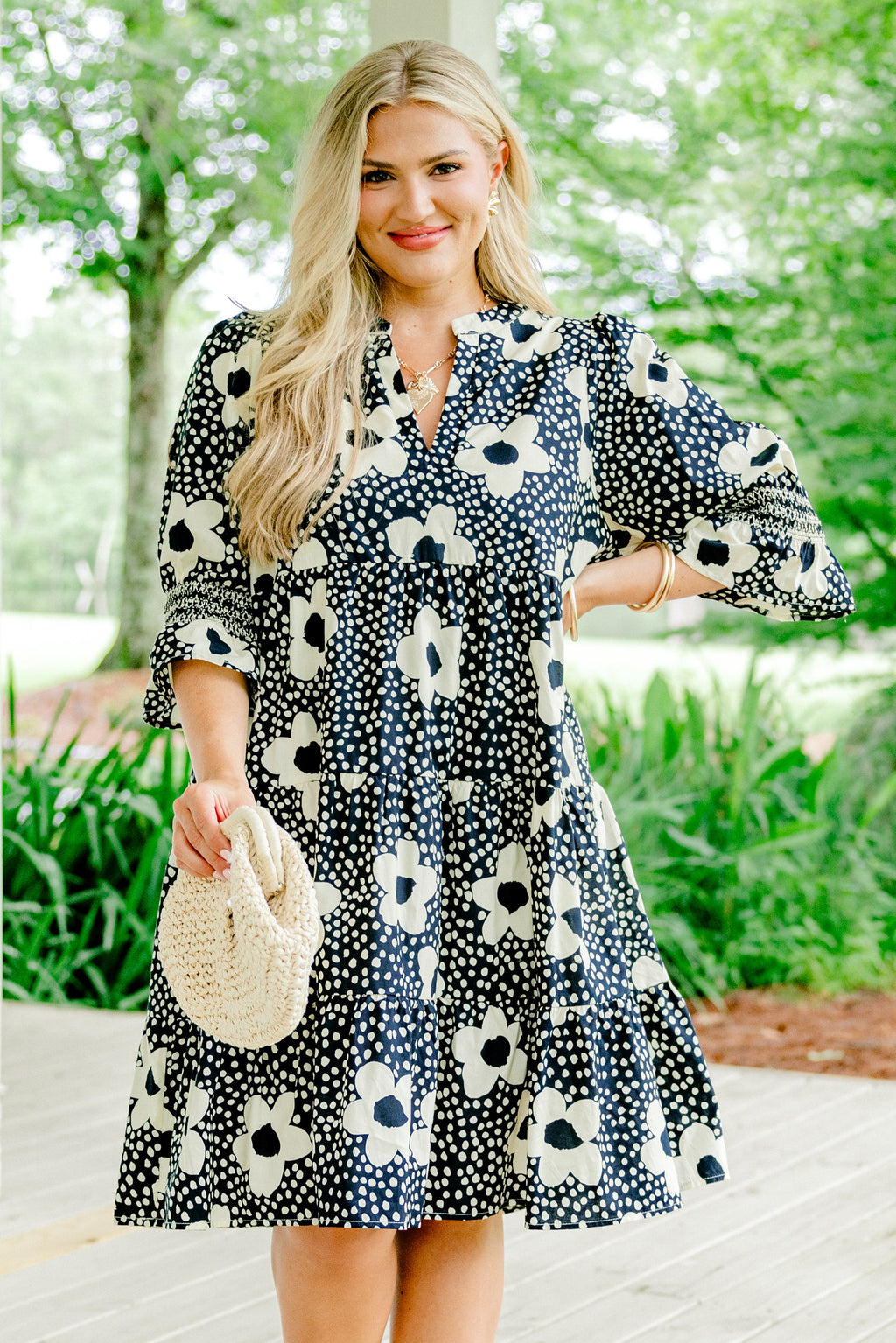 Sands Of Life Dress, Navy