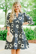 Sands Of Life Dress, Navy
