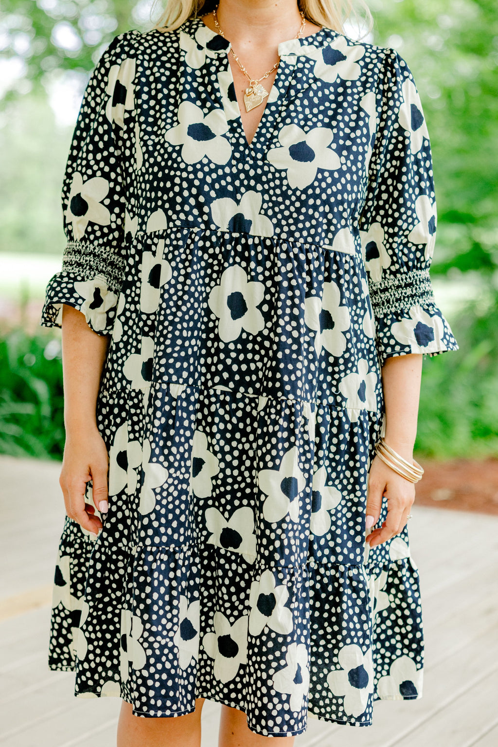 Sands Of Life Dress, Navy