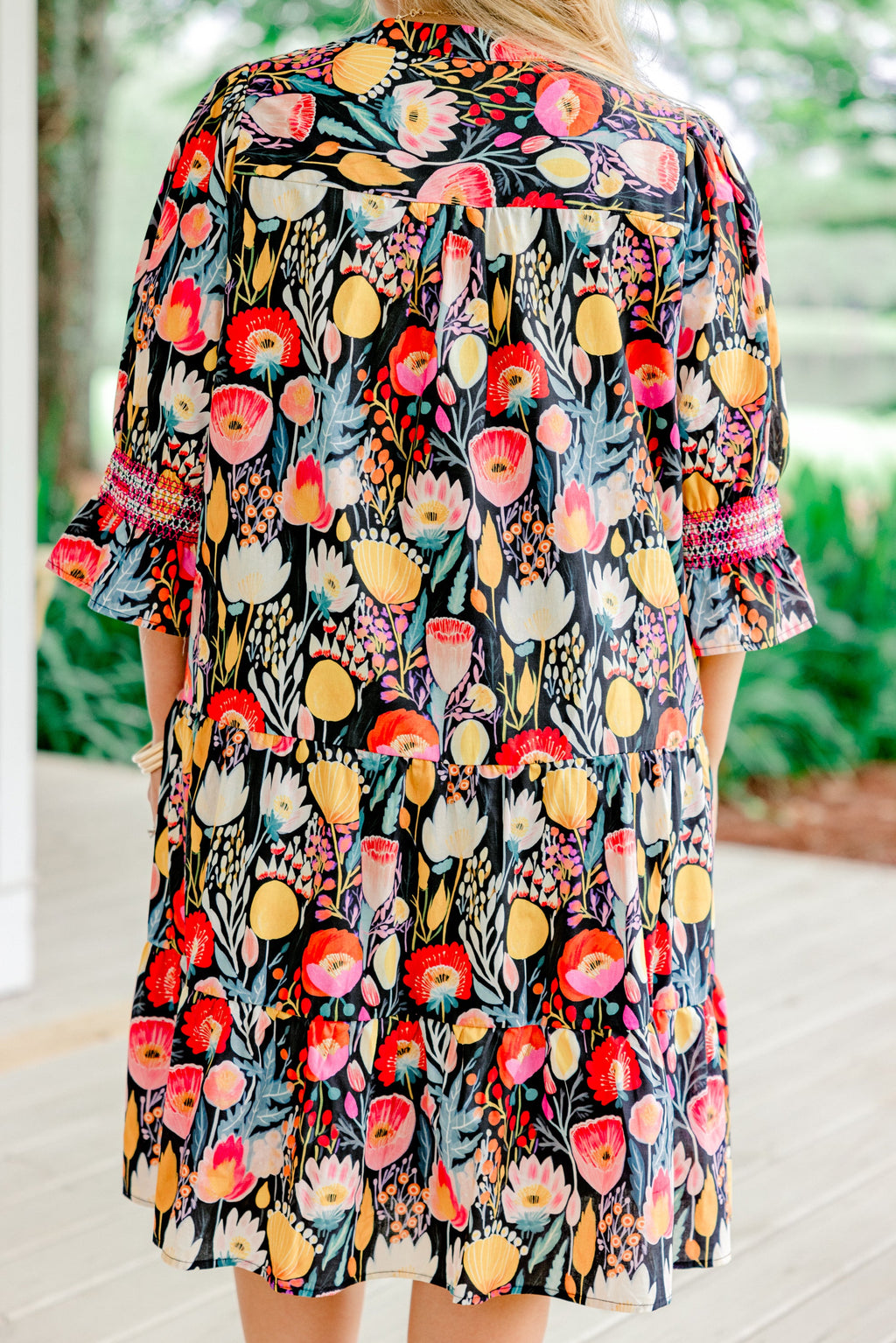 Sands Of Life Dress, Navy Floral