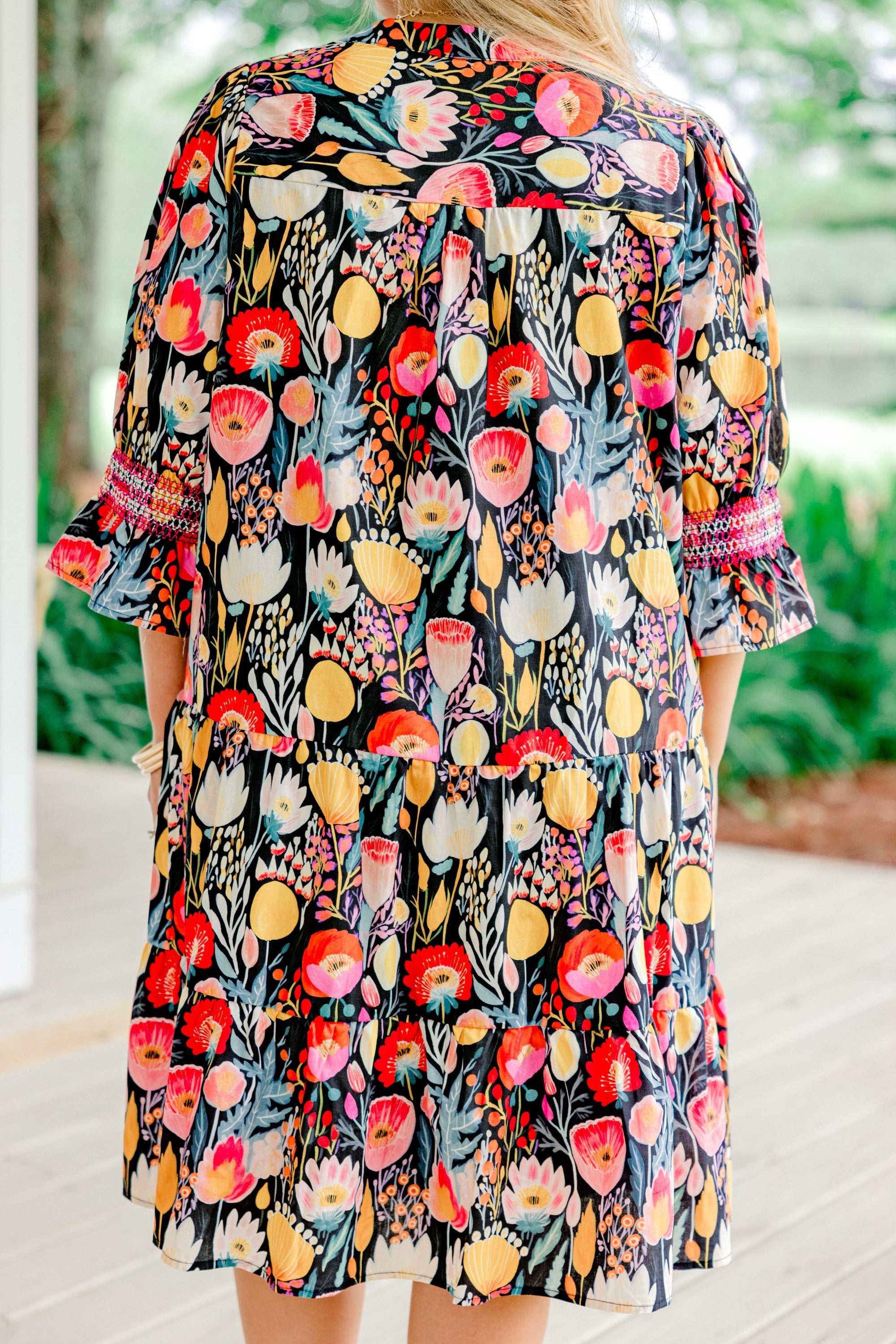 Sands Of Life Dress, Navy Floral