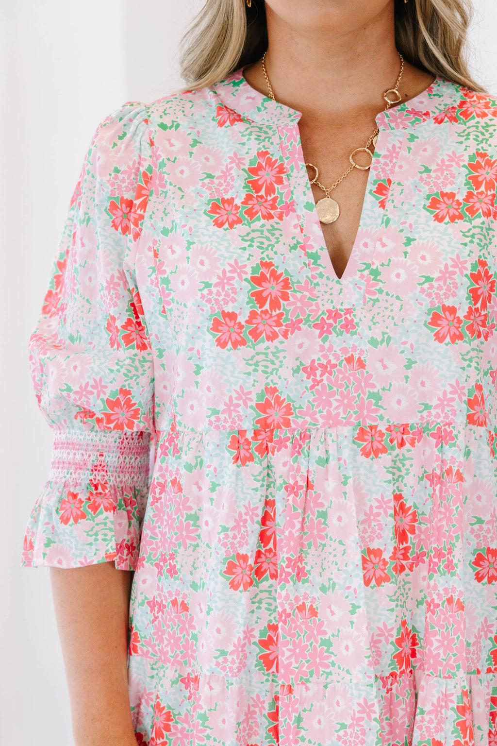 Sands Of Life Dress, Pink Mix