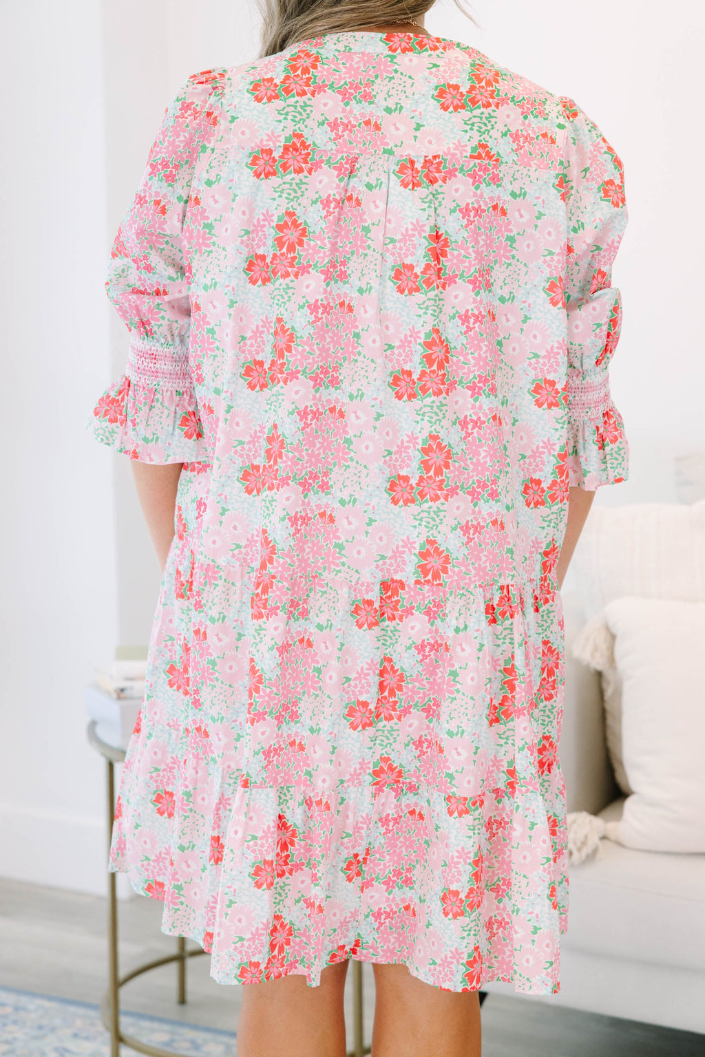 Sands Of Life Dress, Pink Mix