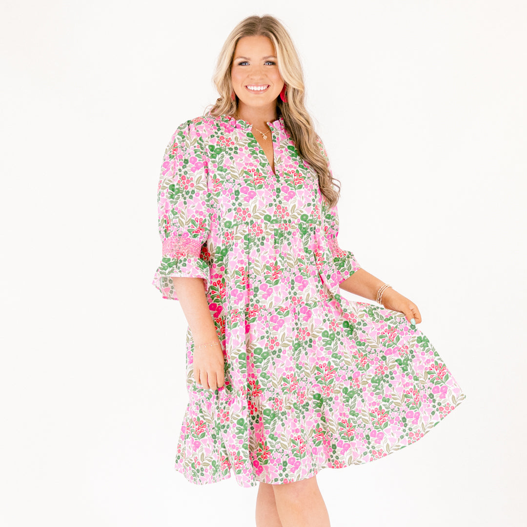 Sands Of Life Dress, Pink Multi