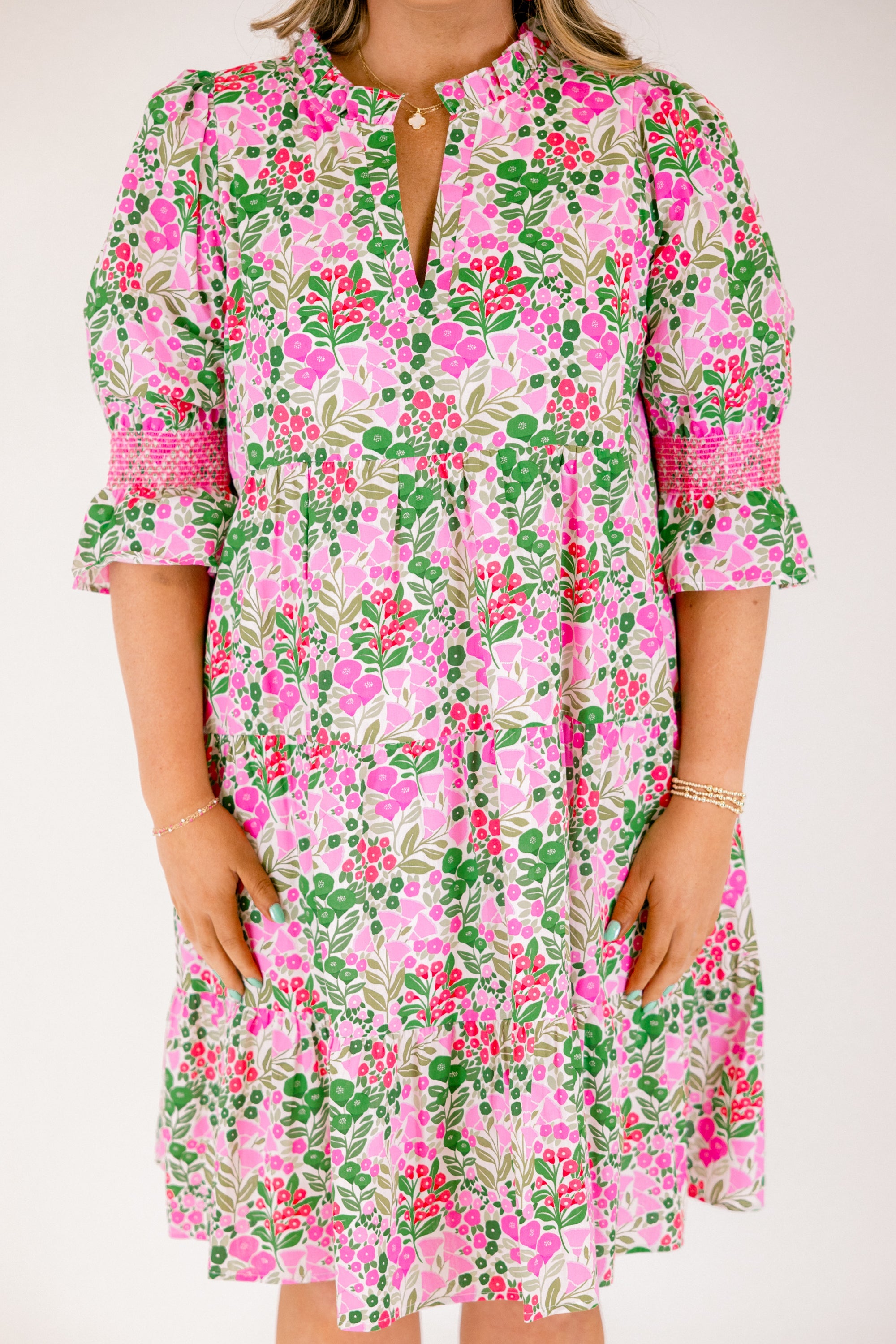 Sands Of Life Dress, Pink Multi