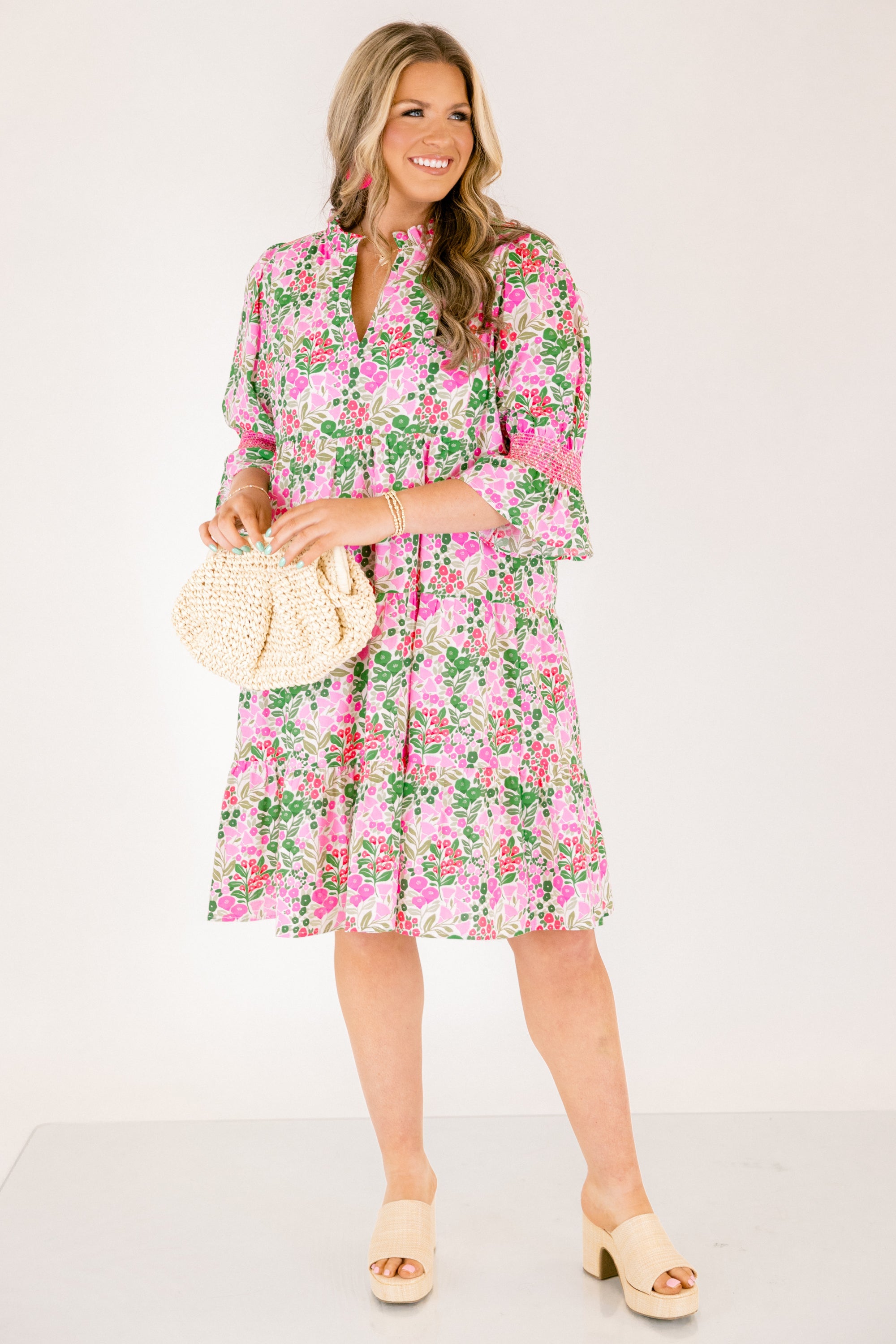 Sands Of Life Dress, Pink Multi