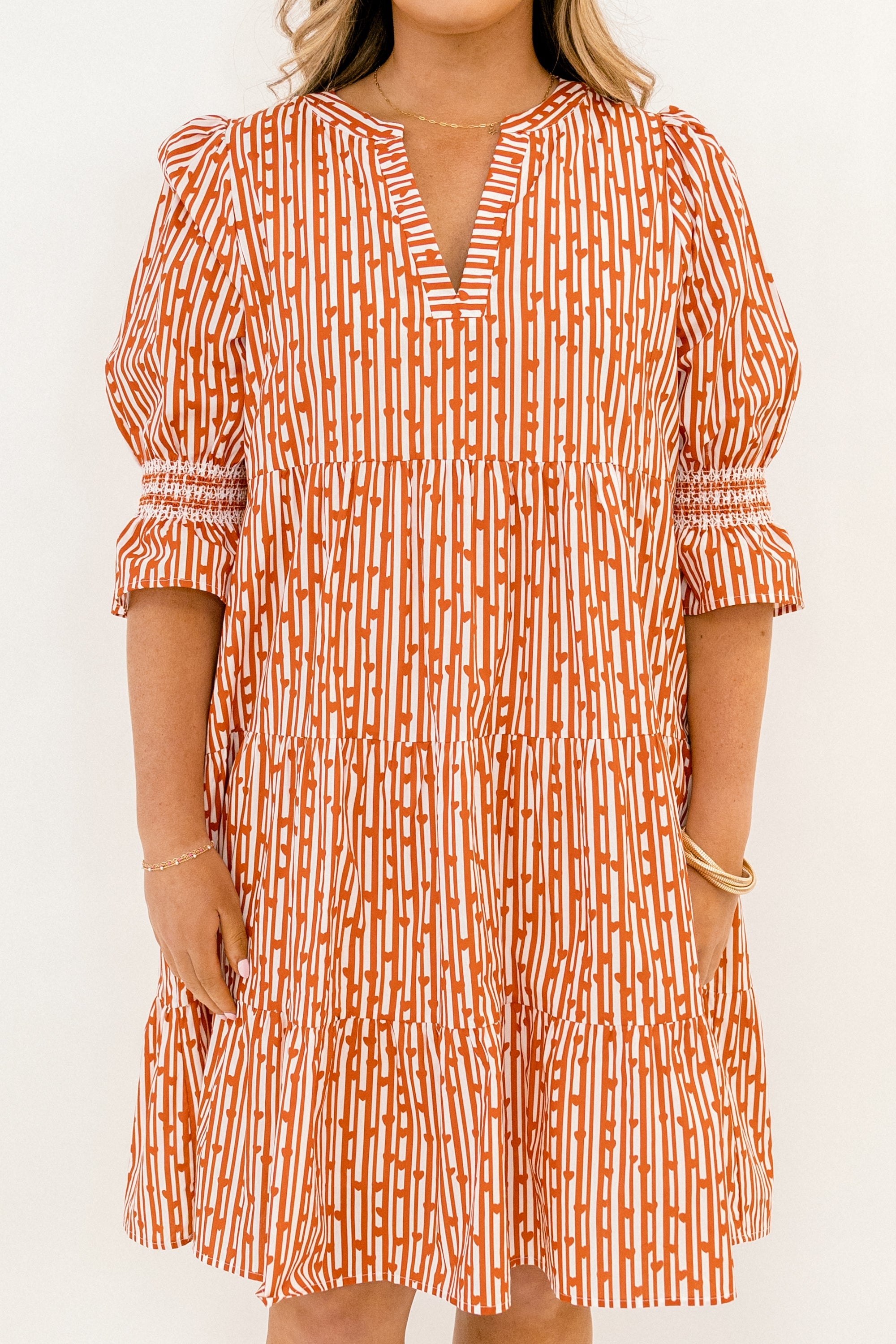 Sands Of Life Dress, Red Motif