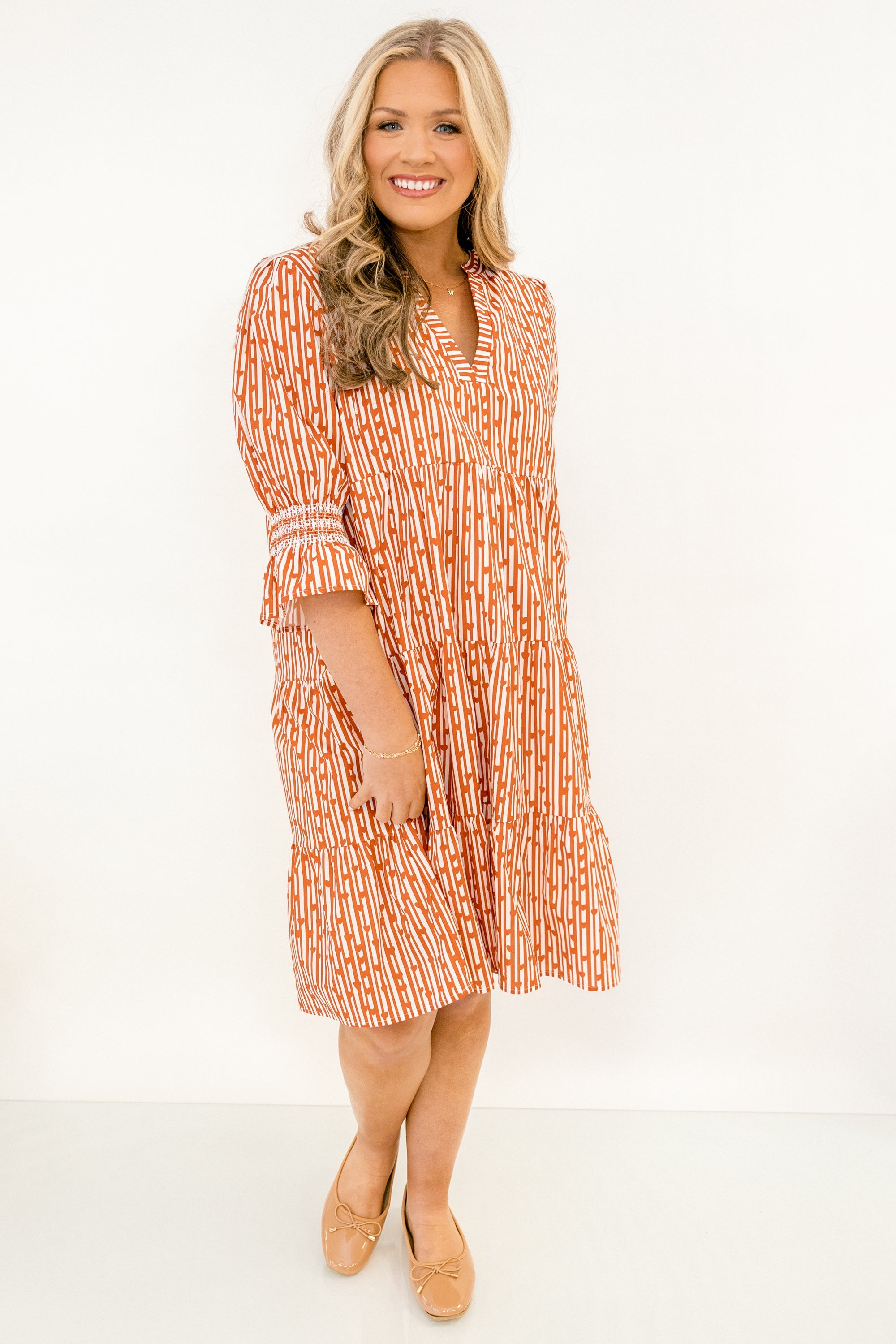 Sands Of Life Dress, Red Motif