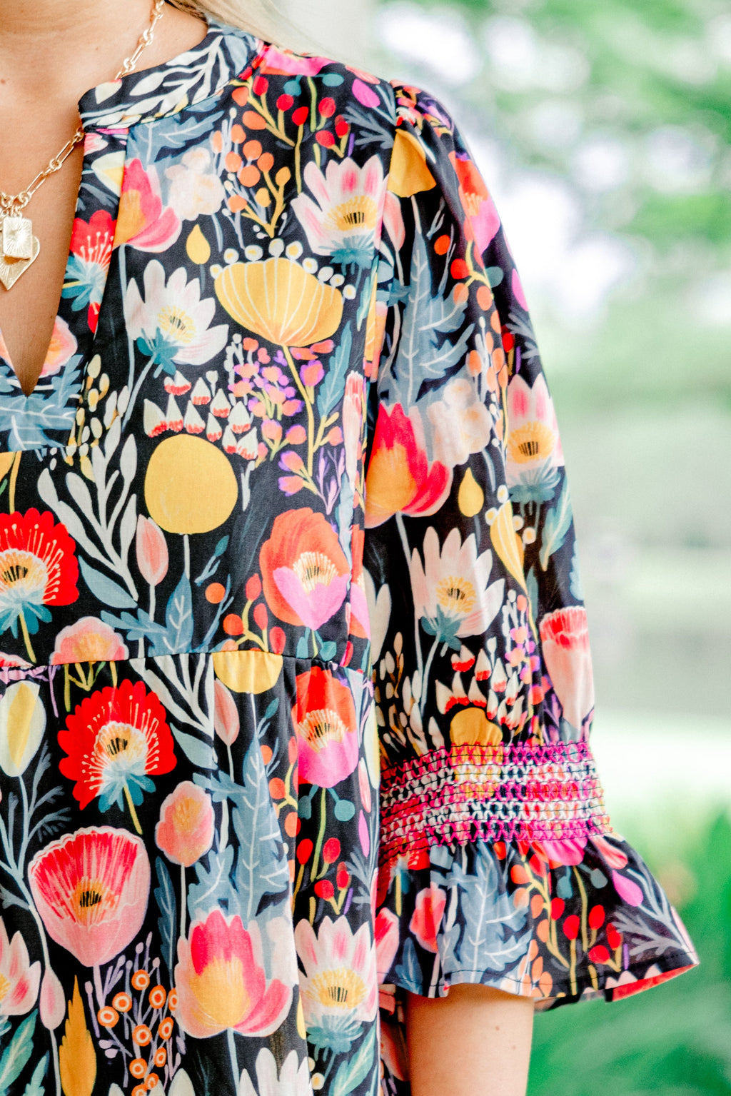 Sands Of Life Dress, Navy Floral
