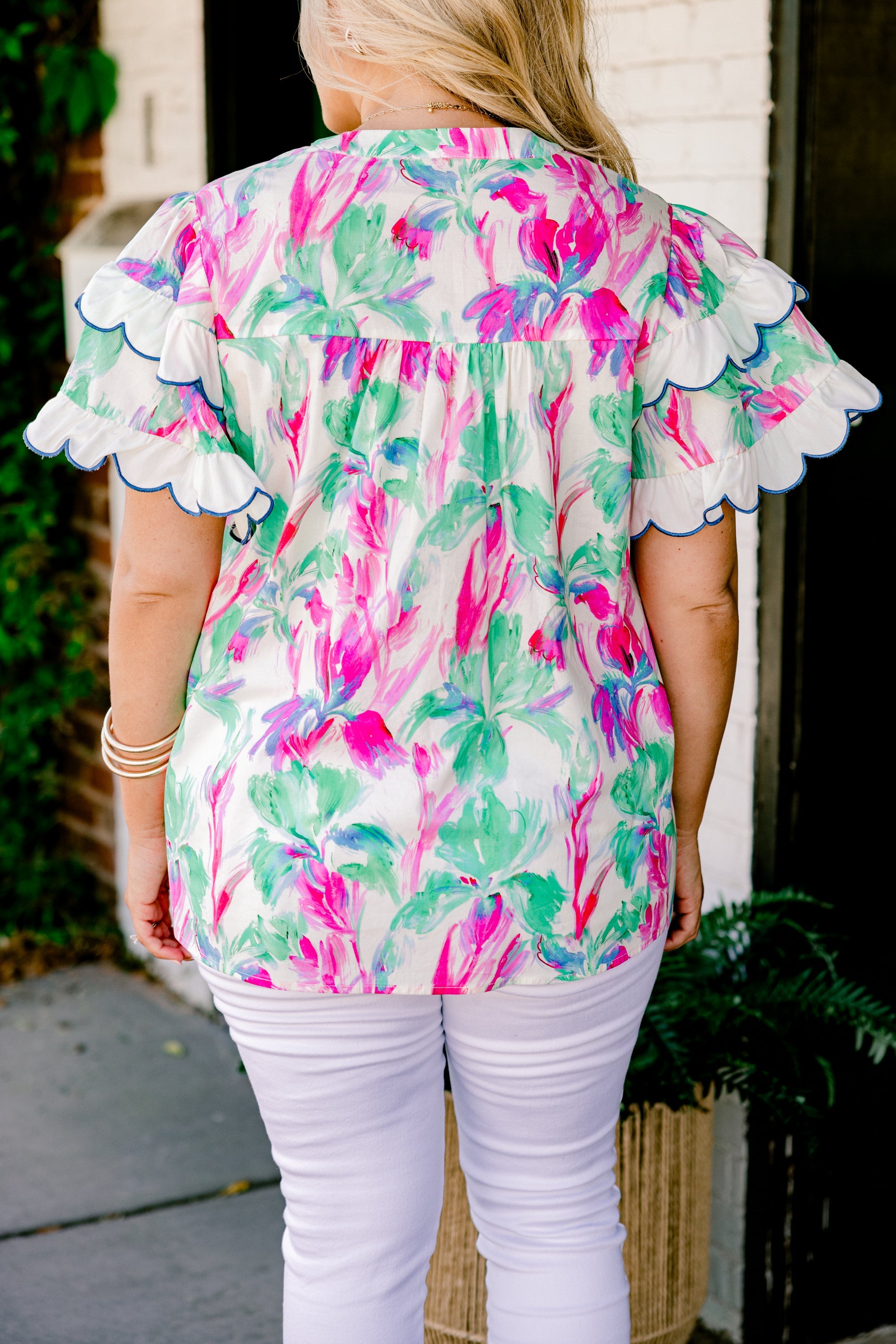 Santorini Bound Top, Green