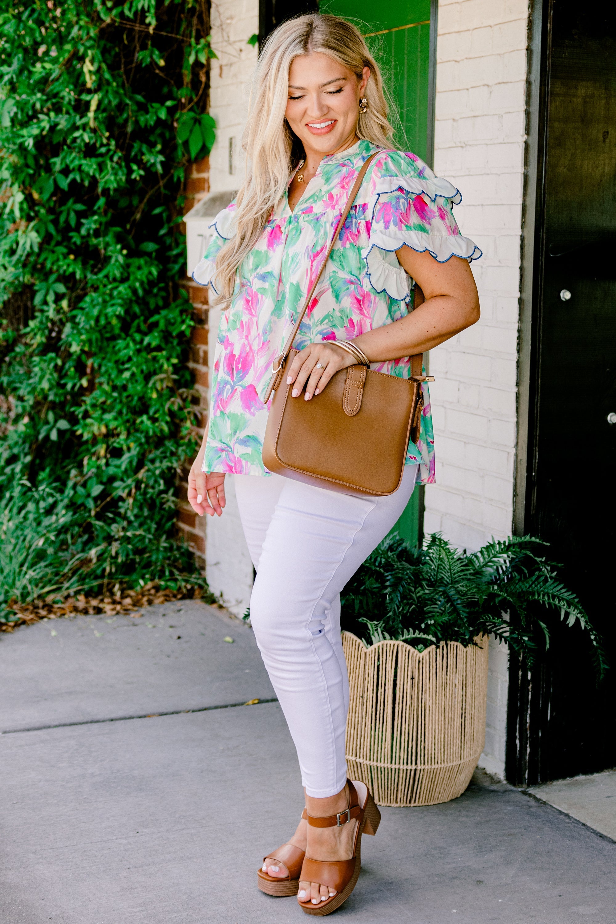 Santorini Bound Top, Green