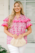 Santorini Bound Top, Pink