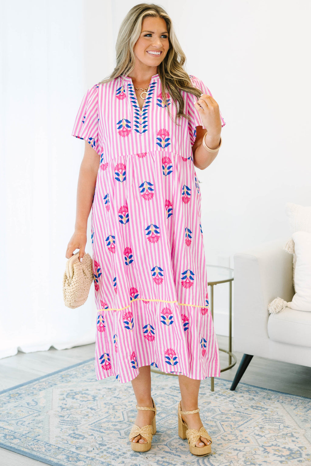 Save Me A Seat Dress, Pink