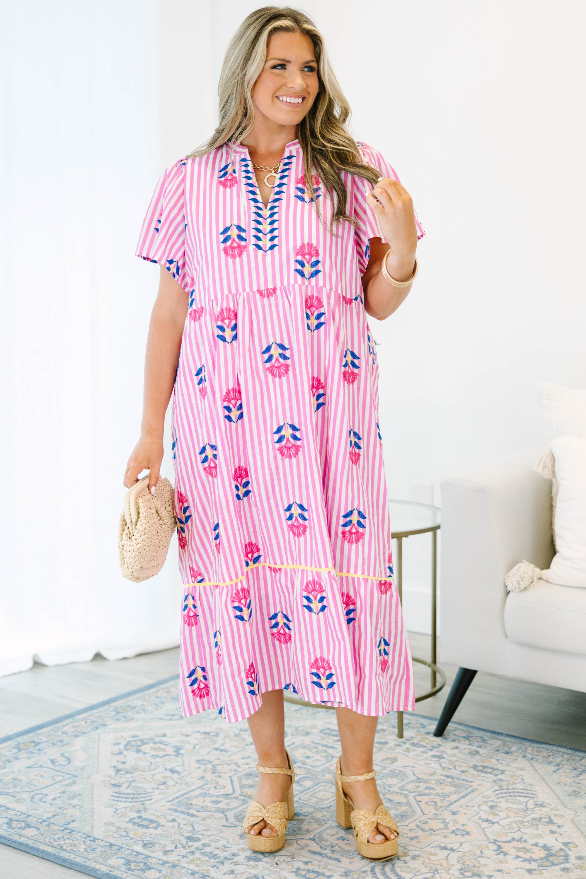 Save Me A Seat Dress, Pink