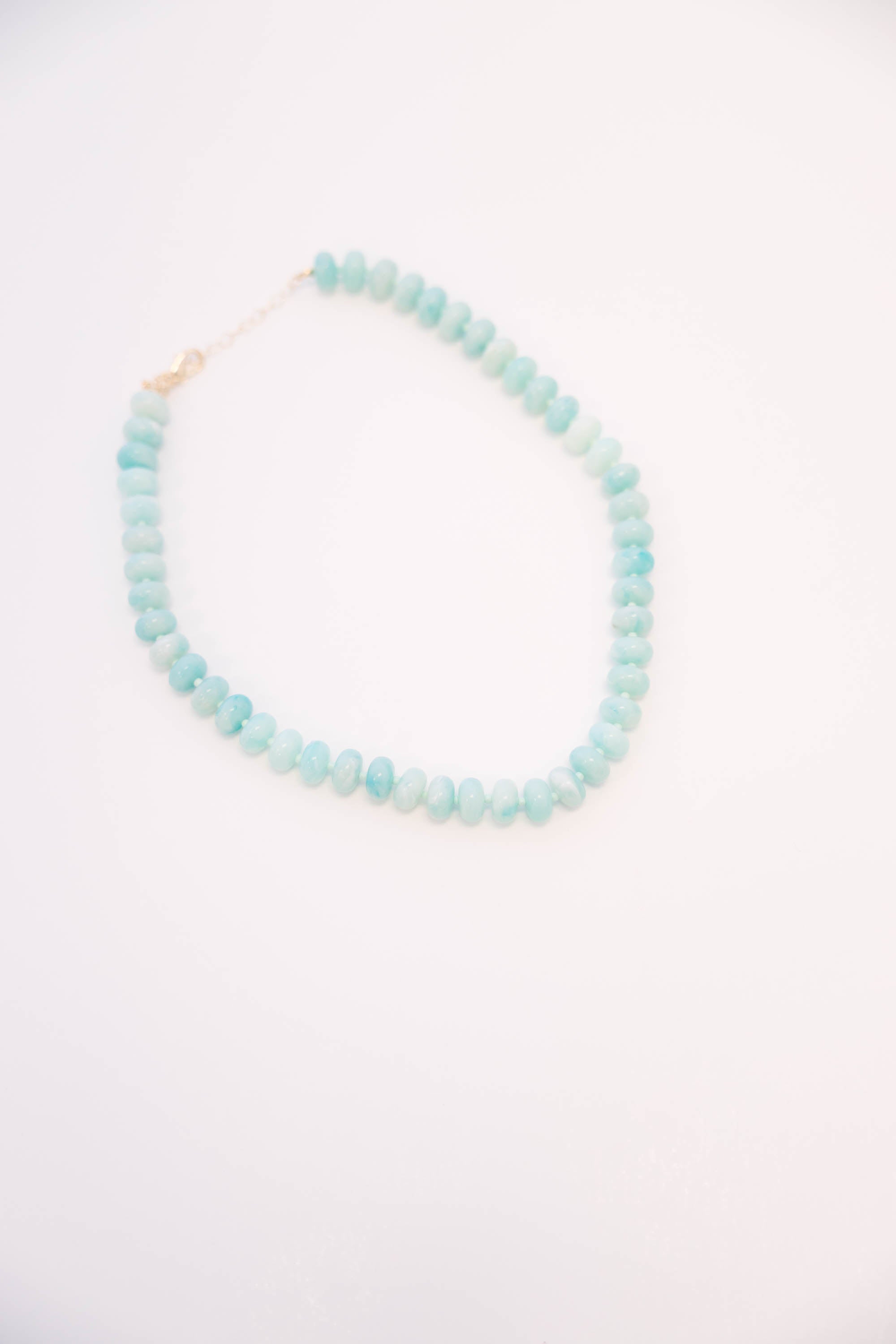 Seafoam Sparkle Necklace, Green