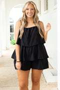 Seaside Strolls Romper, Black