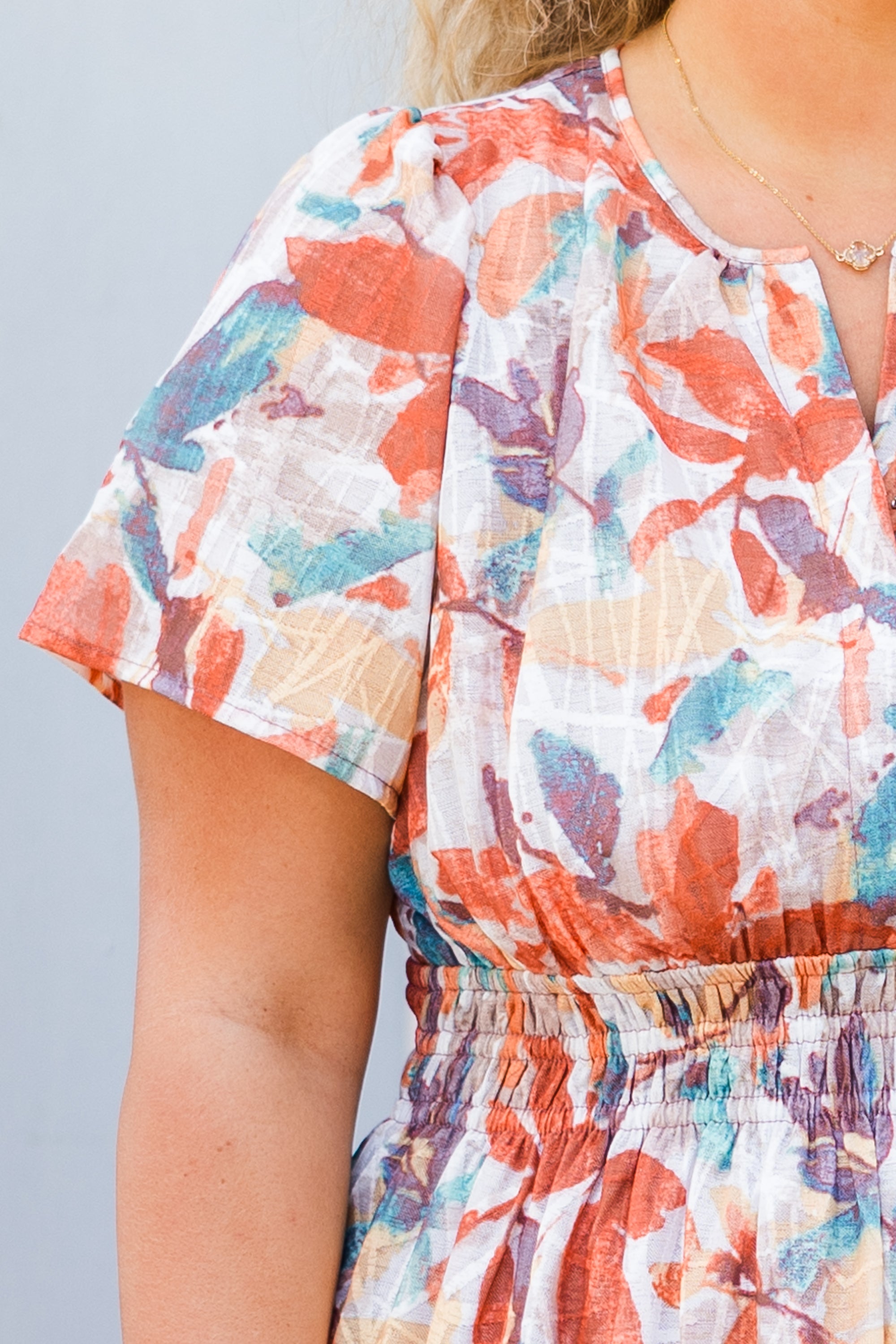 Seasons Changing Dress, Rust