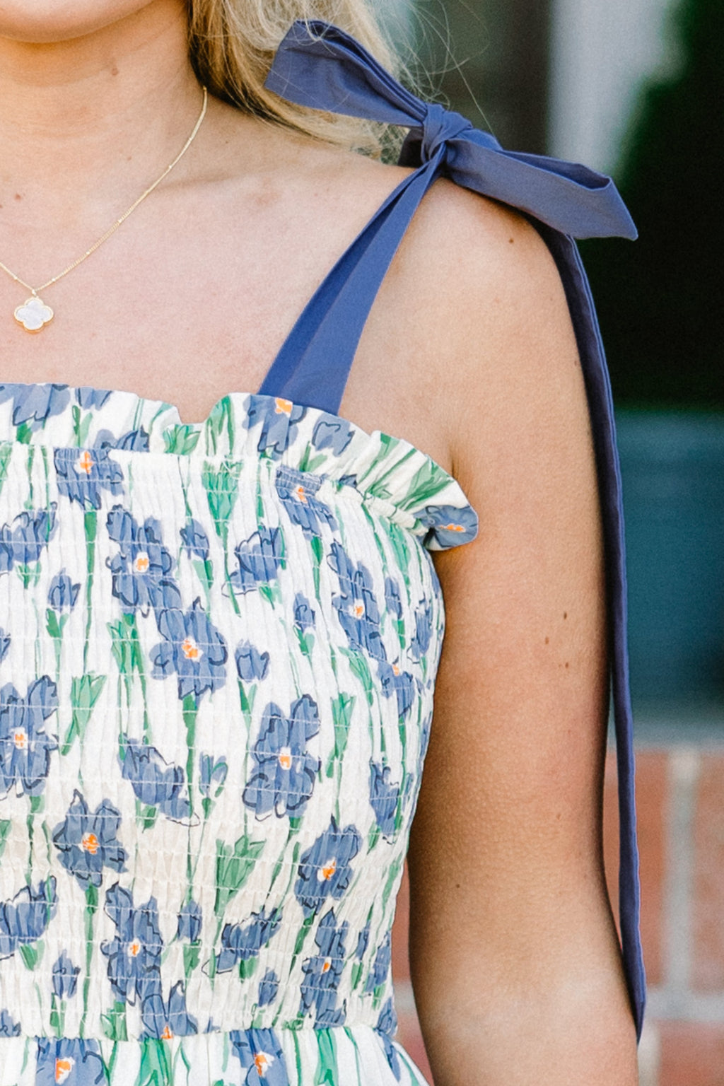 Secrets Out Dress, Blue