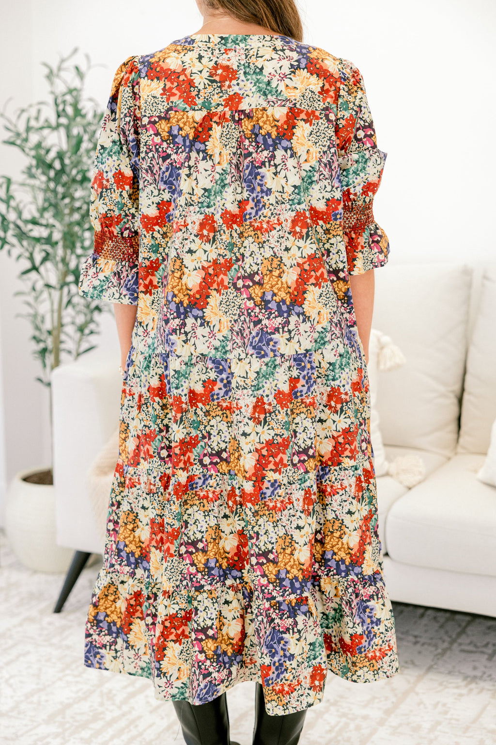 See The Truth Dress, Black Floral