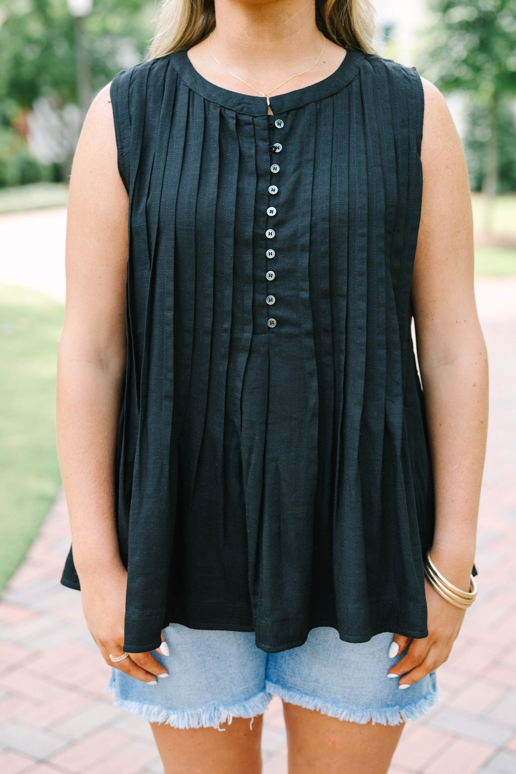 Seeing Stars Ahead Top, Black
