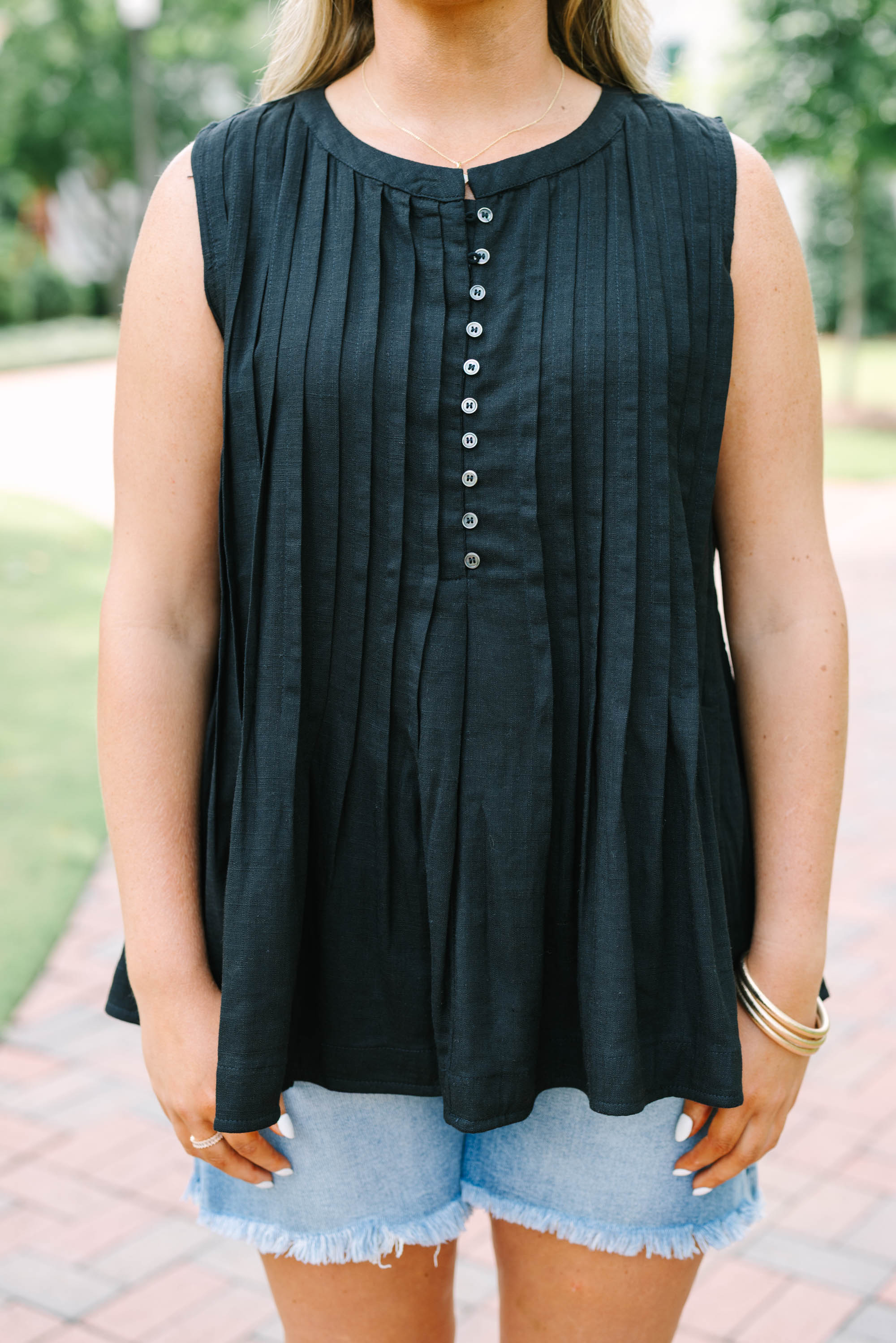 Seeing Stars Ahead Top, Black