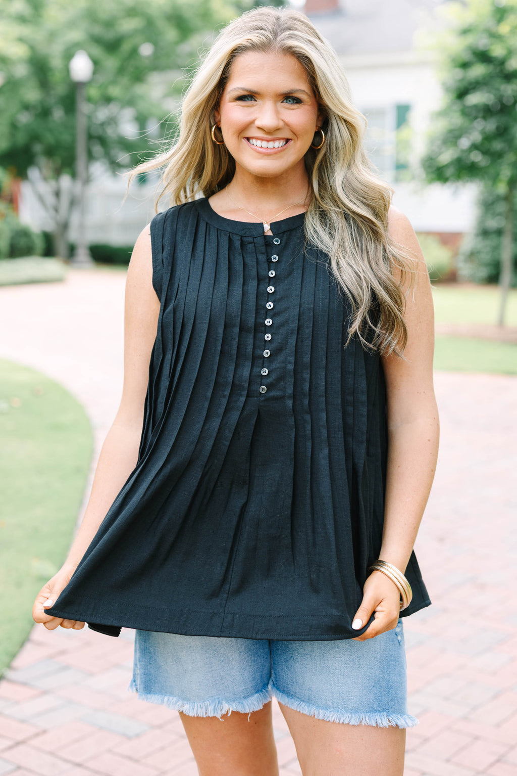 Seeing Stars Ahead Top, Black