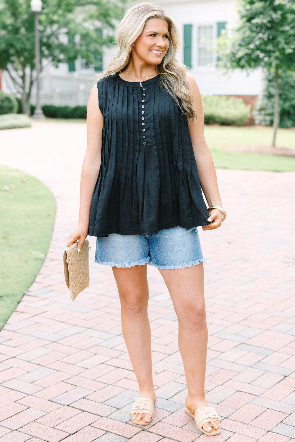Seeing Stars Ahead Top, Black
