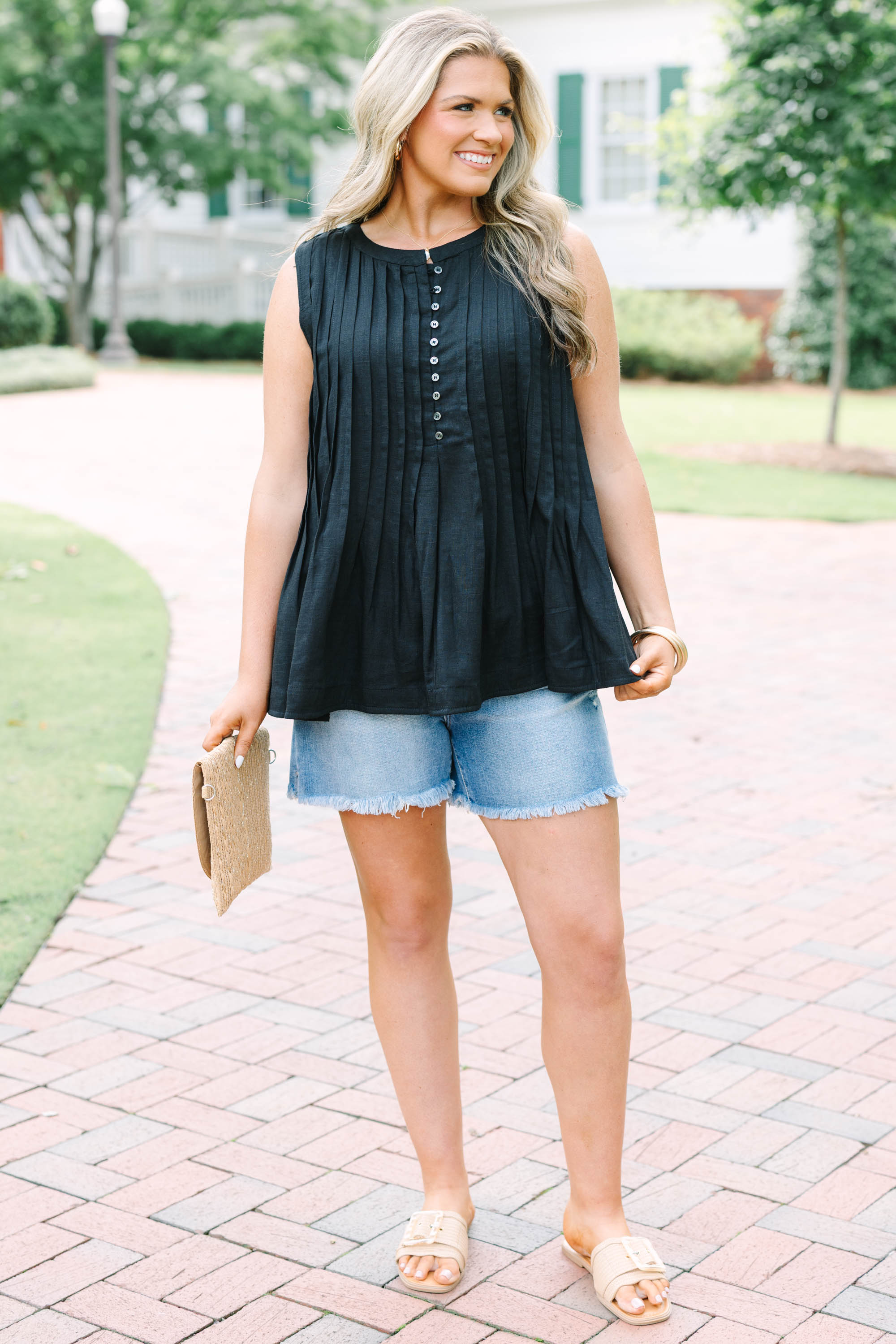 Seeing Stars Ahead Top, Black