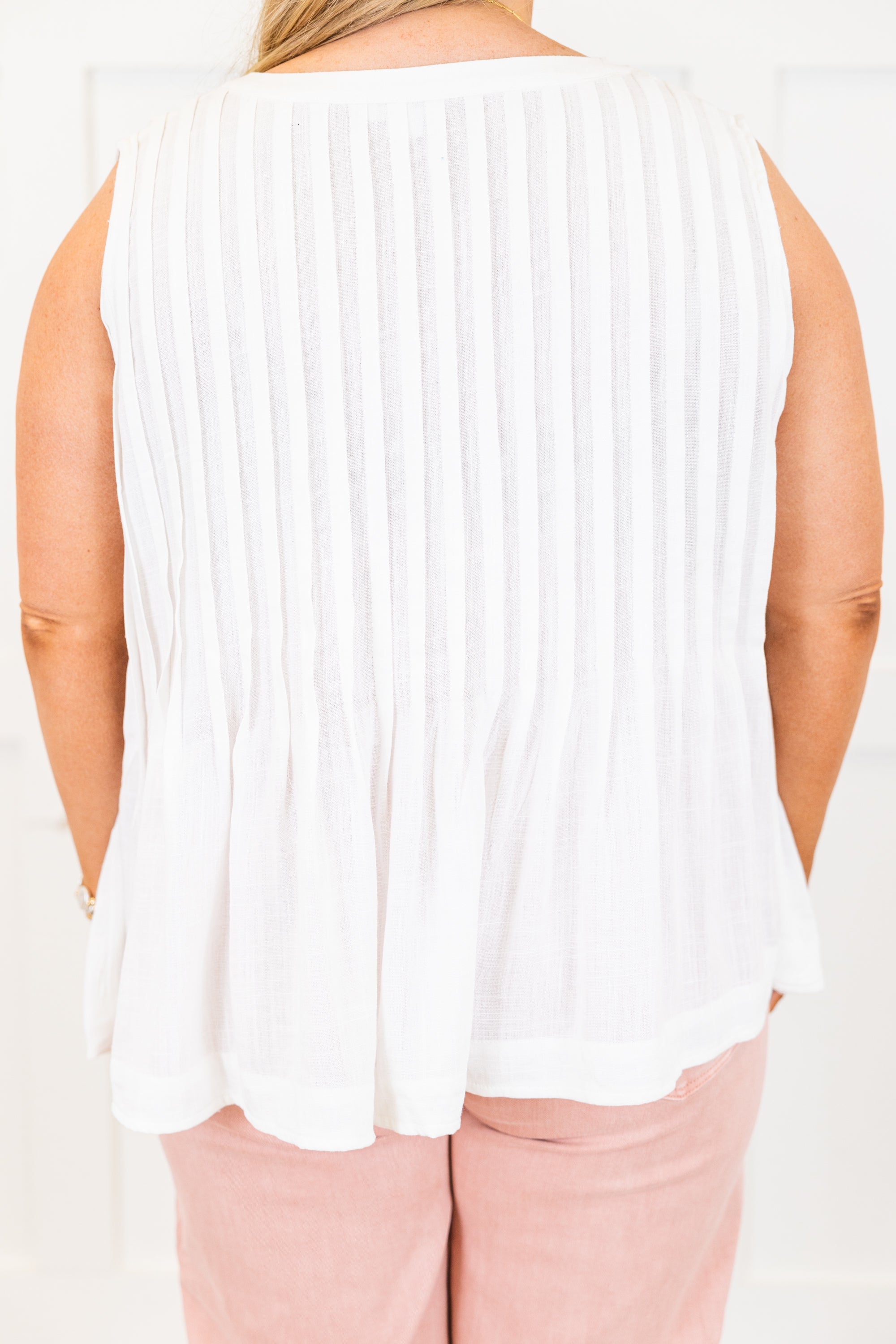Seeing Stars Ahead Top, White