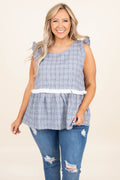 Self Starter Top, Navy