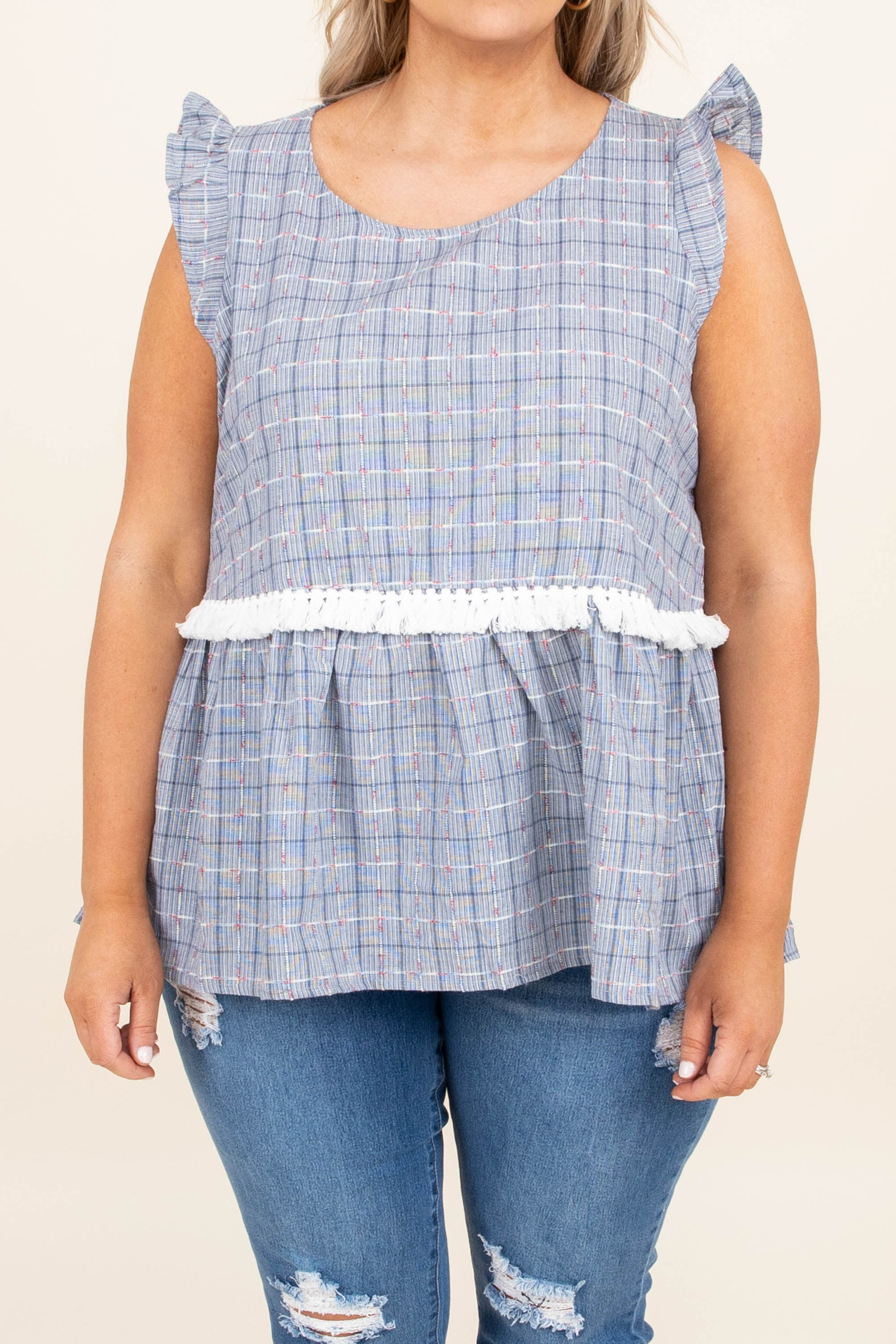 Self Starter Top, Navy
