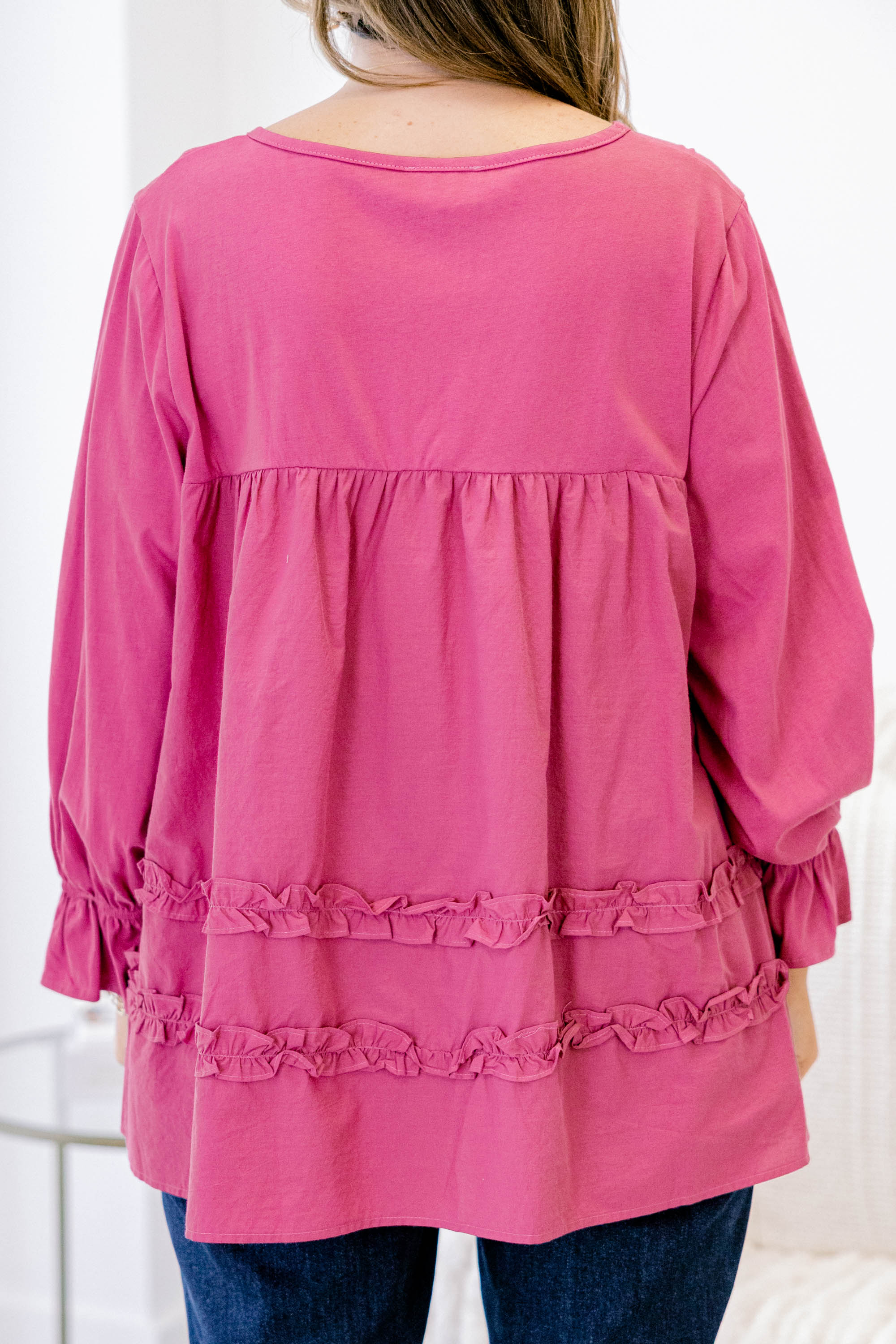 Set For Success Top, Magenta